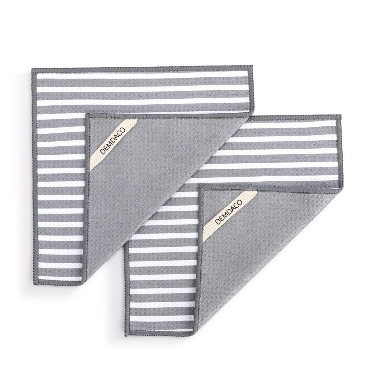 Grey Stripe Absorbent Men's Reversible Cloths thumbnail