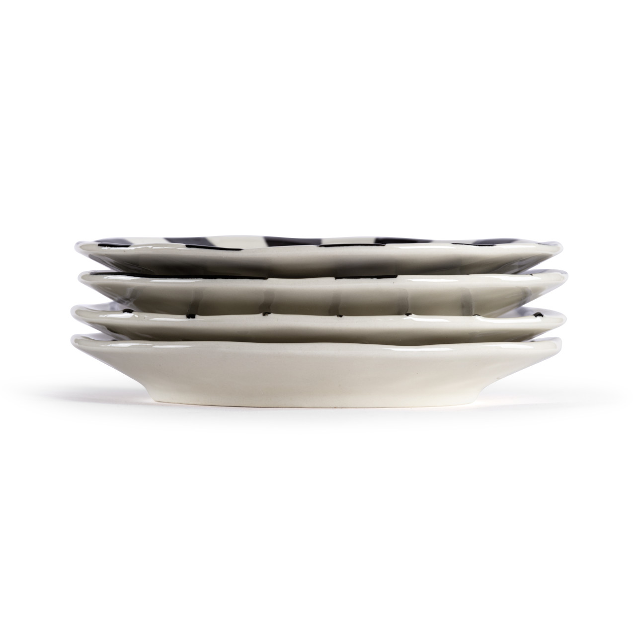 Red Heart Appetizer Plates - Set of 4 thumbnail
