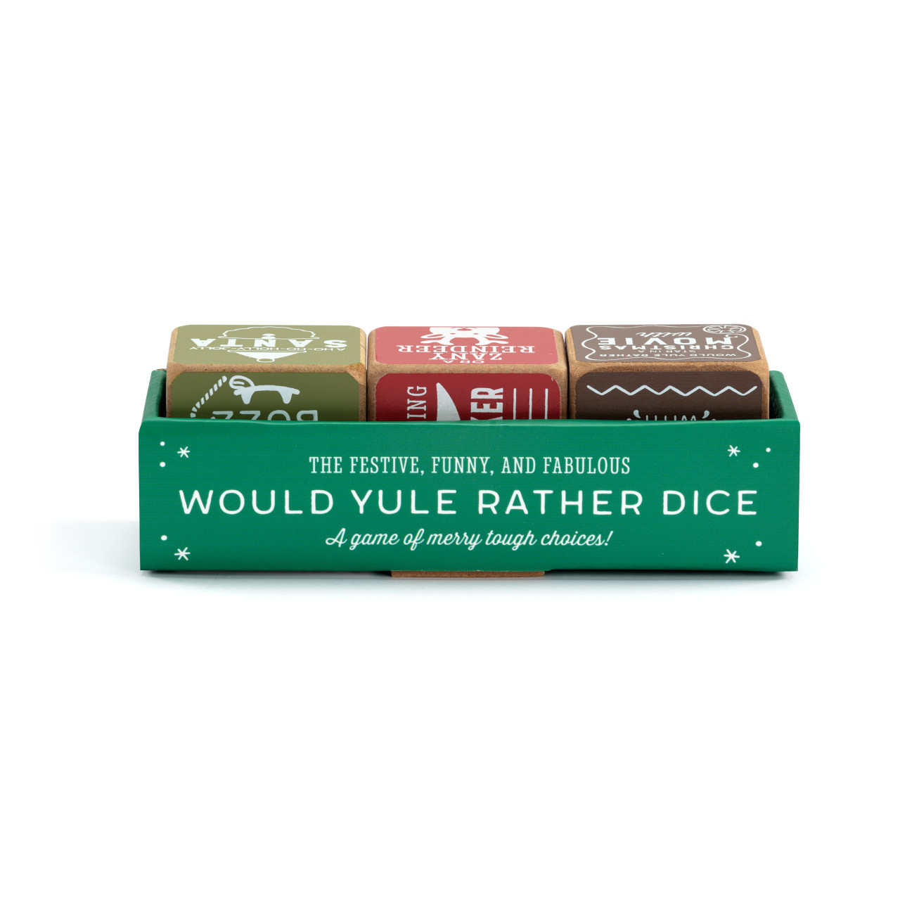 Would Yule Rather Crazy Christmas Dice Set thumbnail