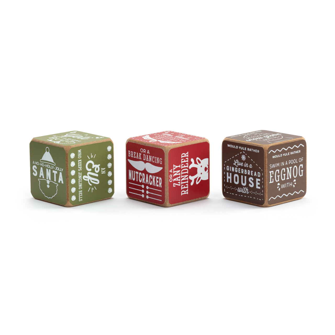 Would Yule Rather Crazy Christmas Dice Set thumbnail