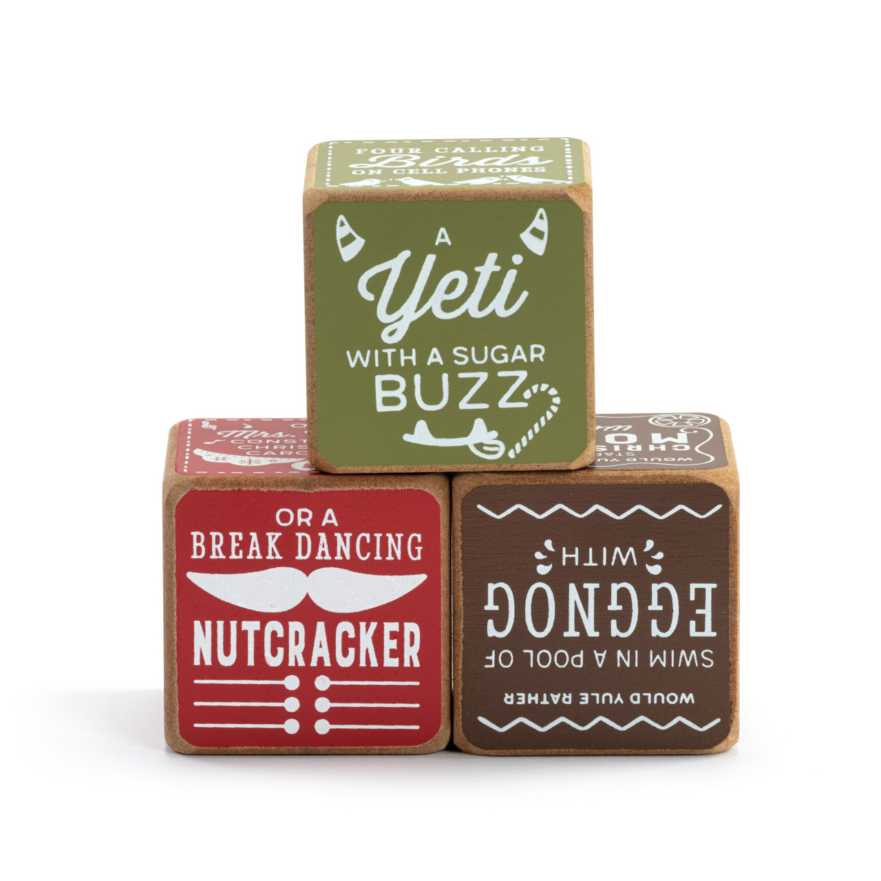 Would Yule Rather Crazy Christmas Dice Set thumbnail