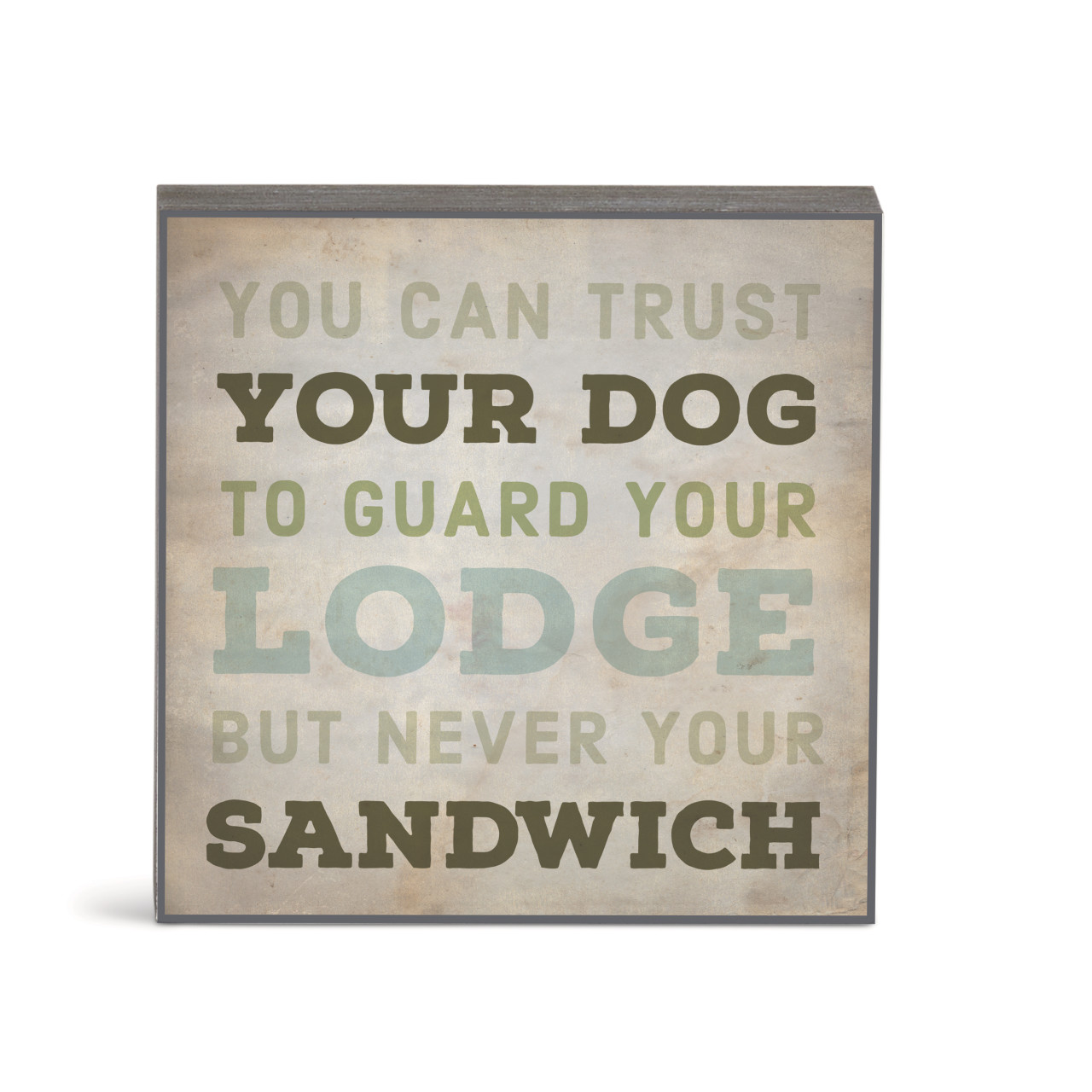 Trust Your Dog Wall Art - 6"sq. thumbnail