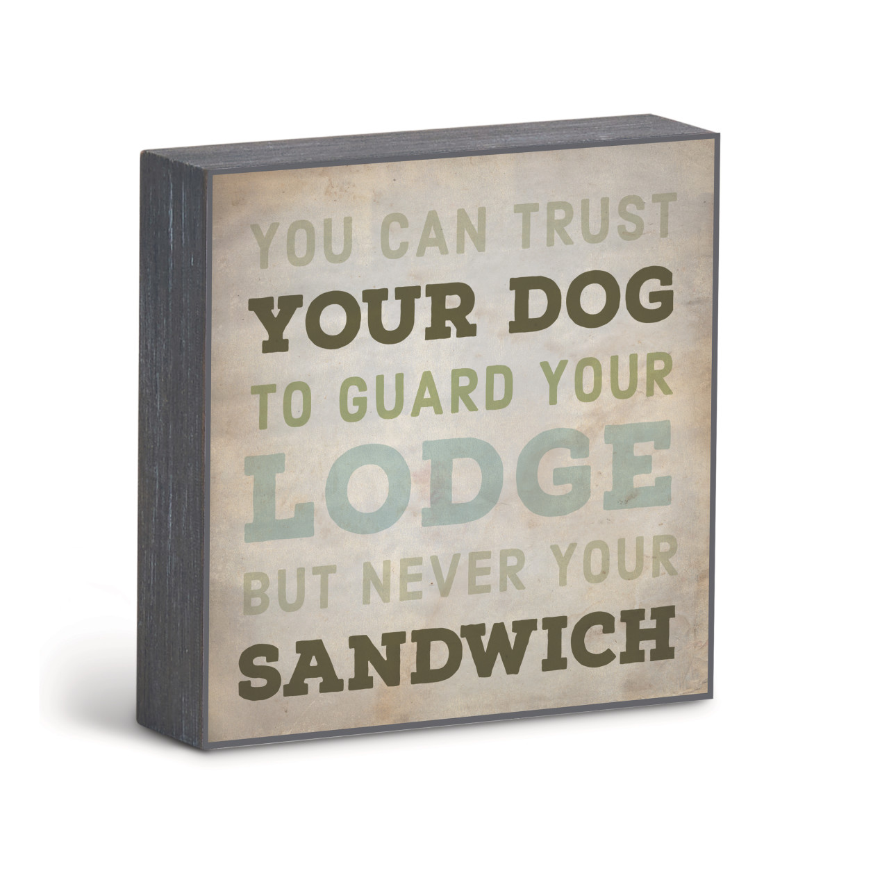 Trust Your Dog Wall Art - 6"sq. thumbnail