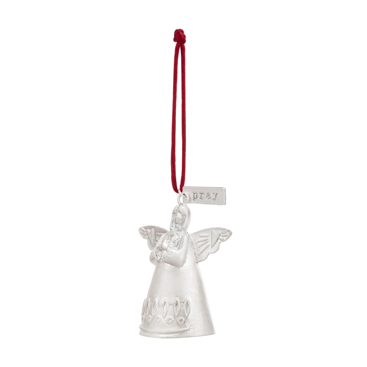 Mini Bell Angel Ornament - Pray thumbnail