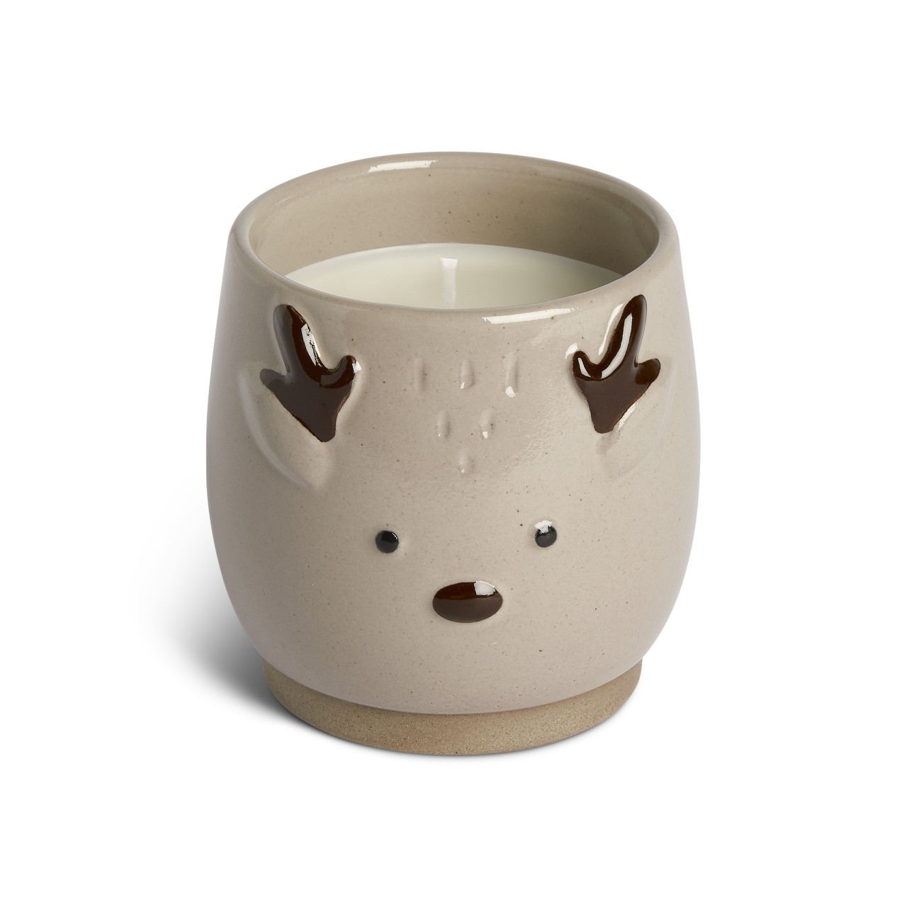Small Ceramic Reindeer Candle thumbnail