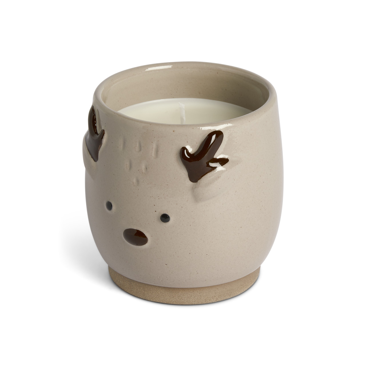 Small Ceramic Reindeer Candle thumbnail