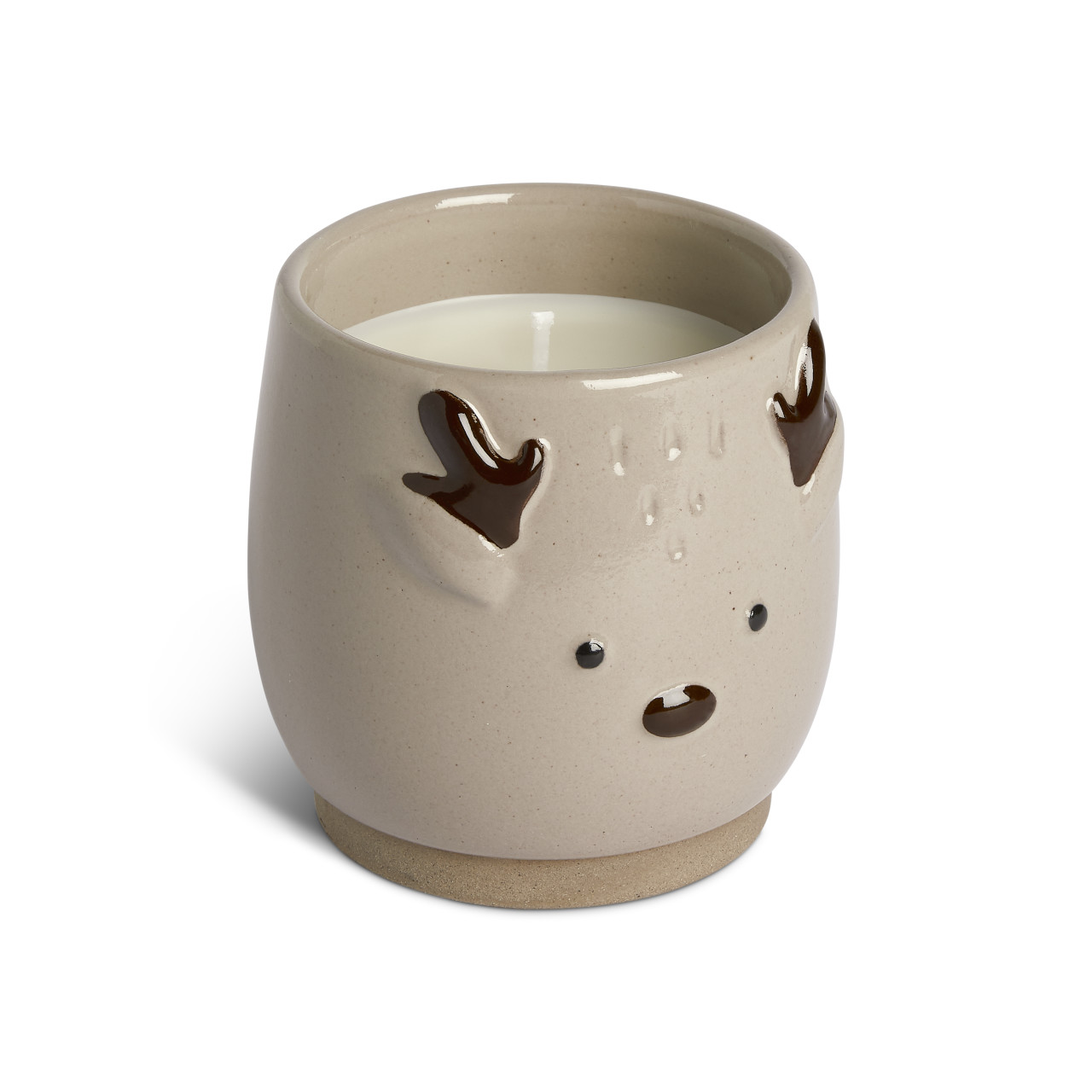 Small Ceramic Reindeer Candle thumbnail