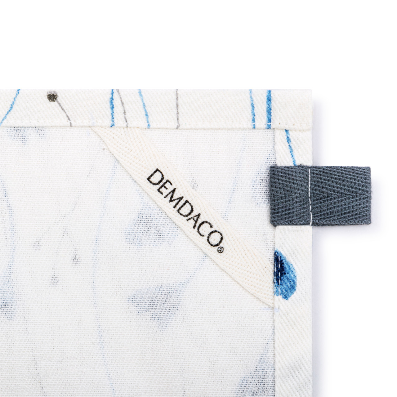 Blue Wildflowers Cotton Twill Kitchen Towel thumbnail