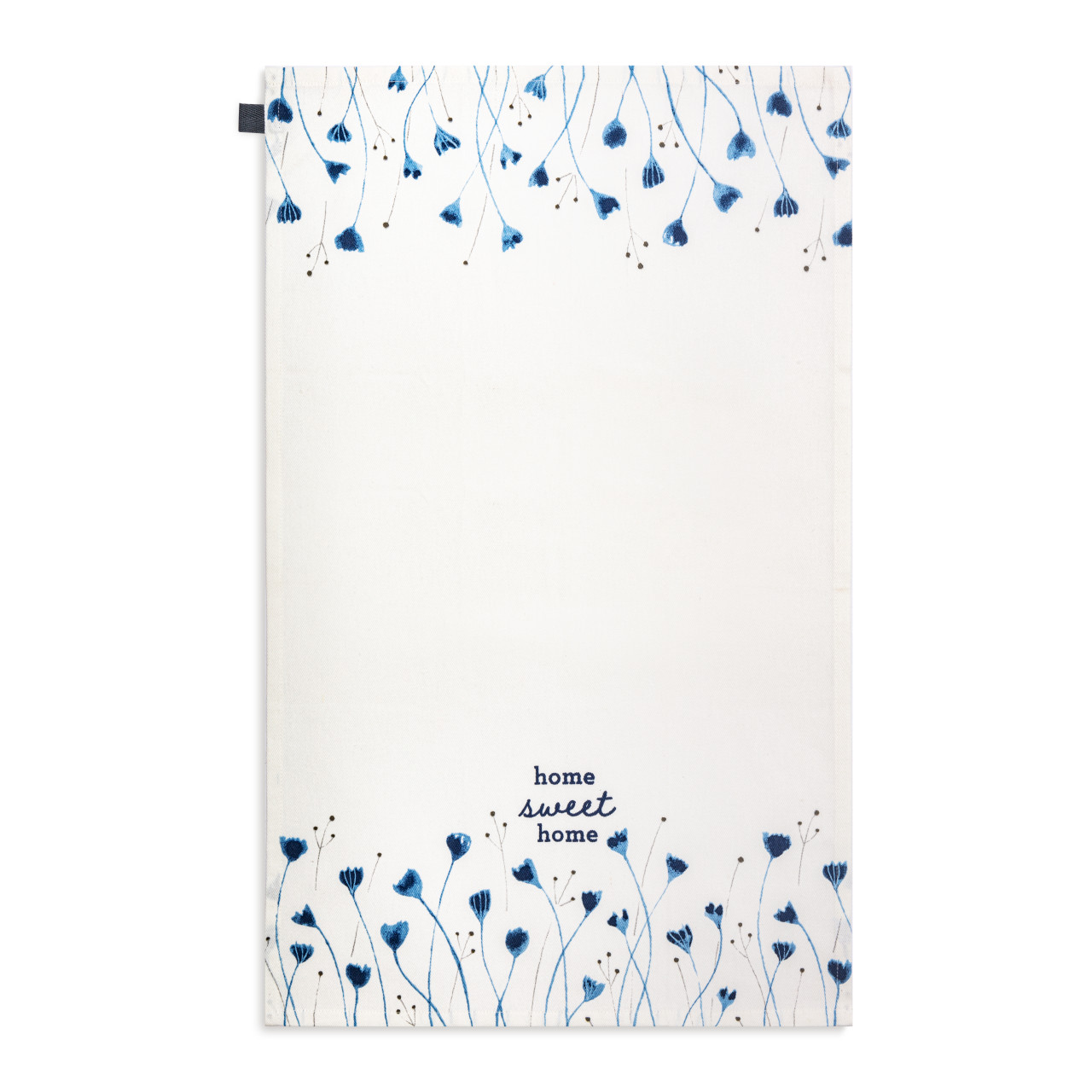 Blue Wildflowers Cotton Twill Kitchen Towel thumbnail
