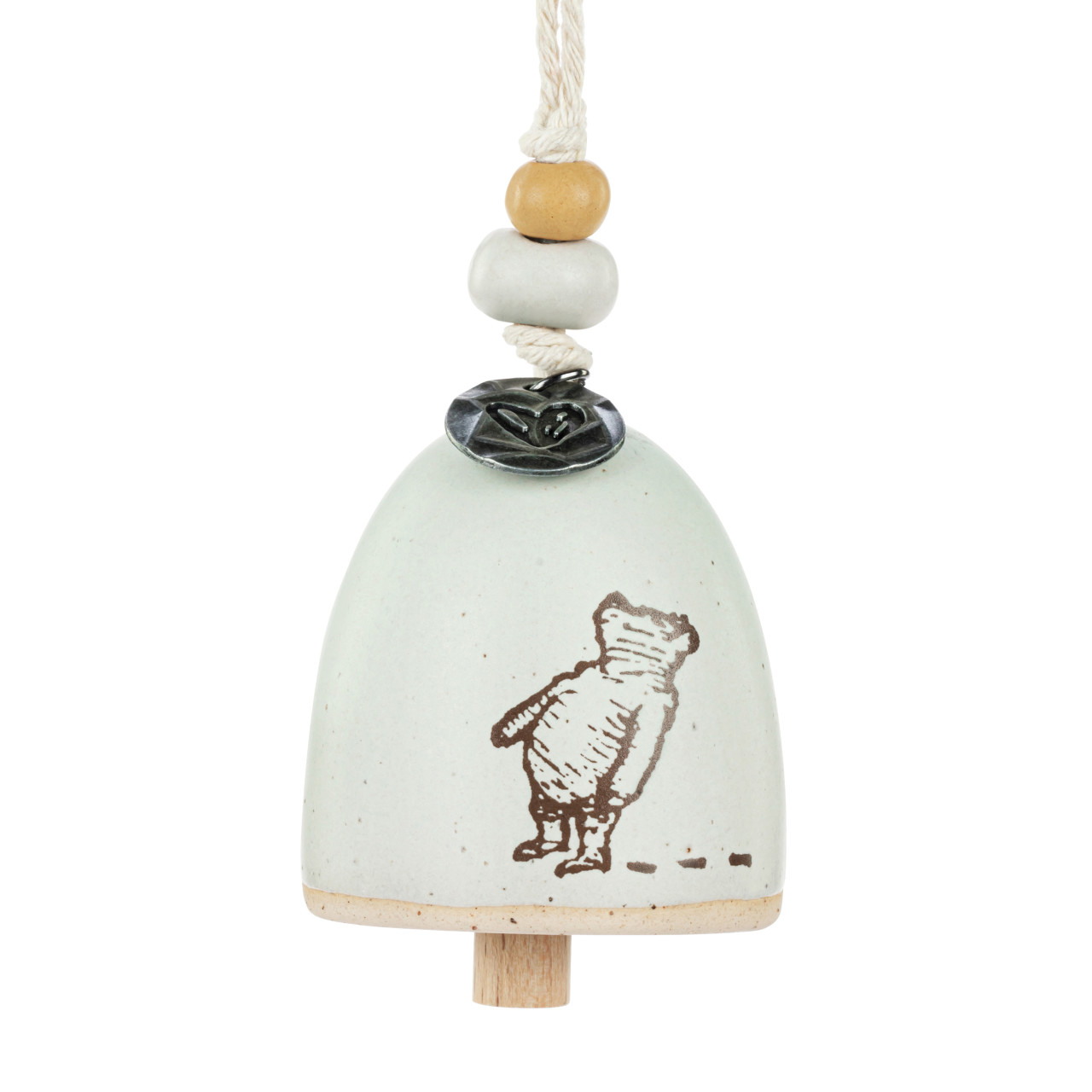 Winnie-the-Pooh Keeps the Bother Away Mini Hanger Bell 2" x 2" thumbnail