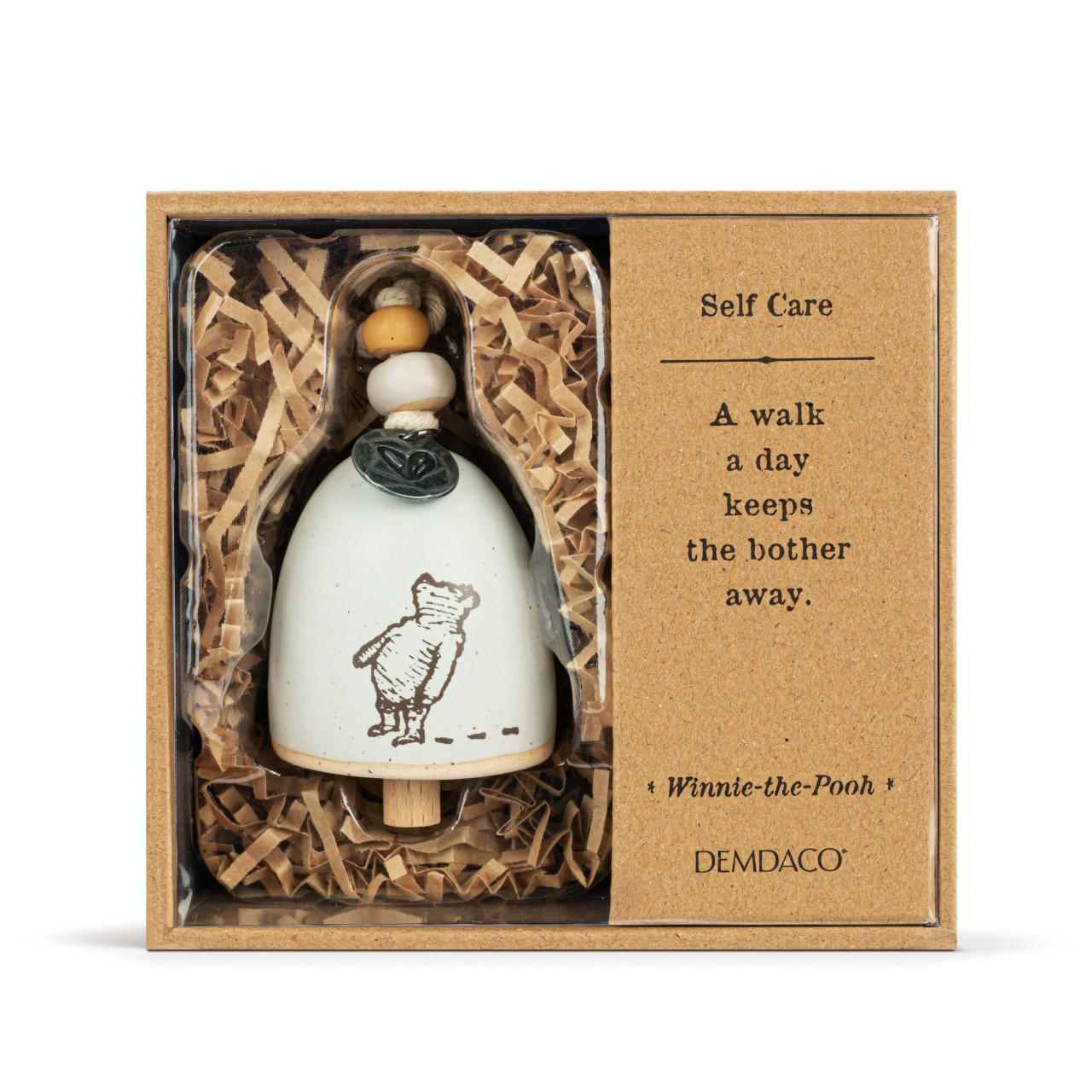 Winnie-the-Pooh Keeps the Bother Away Mini Hanger Bell 2" x 2" thumbnail