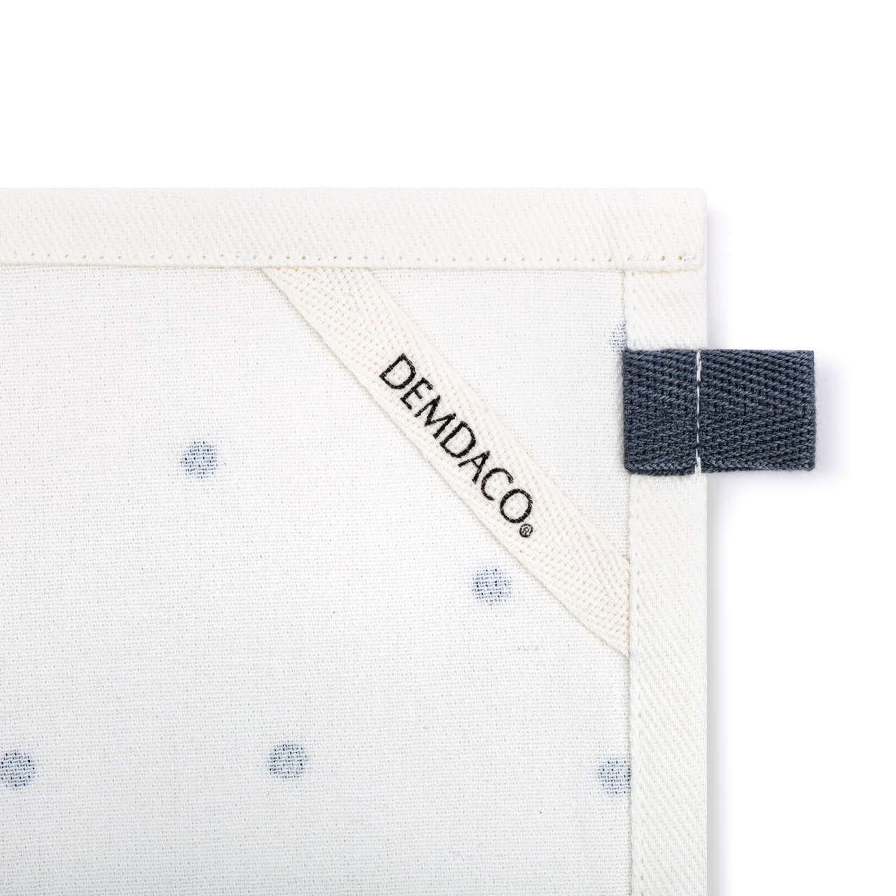 Blue Polka Dot Cotton Twill Kitchen Towel thumbnail