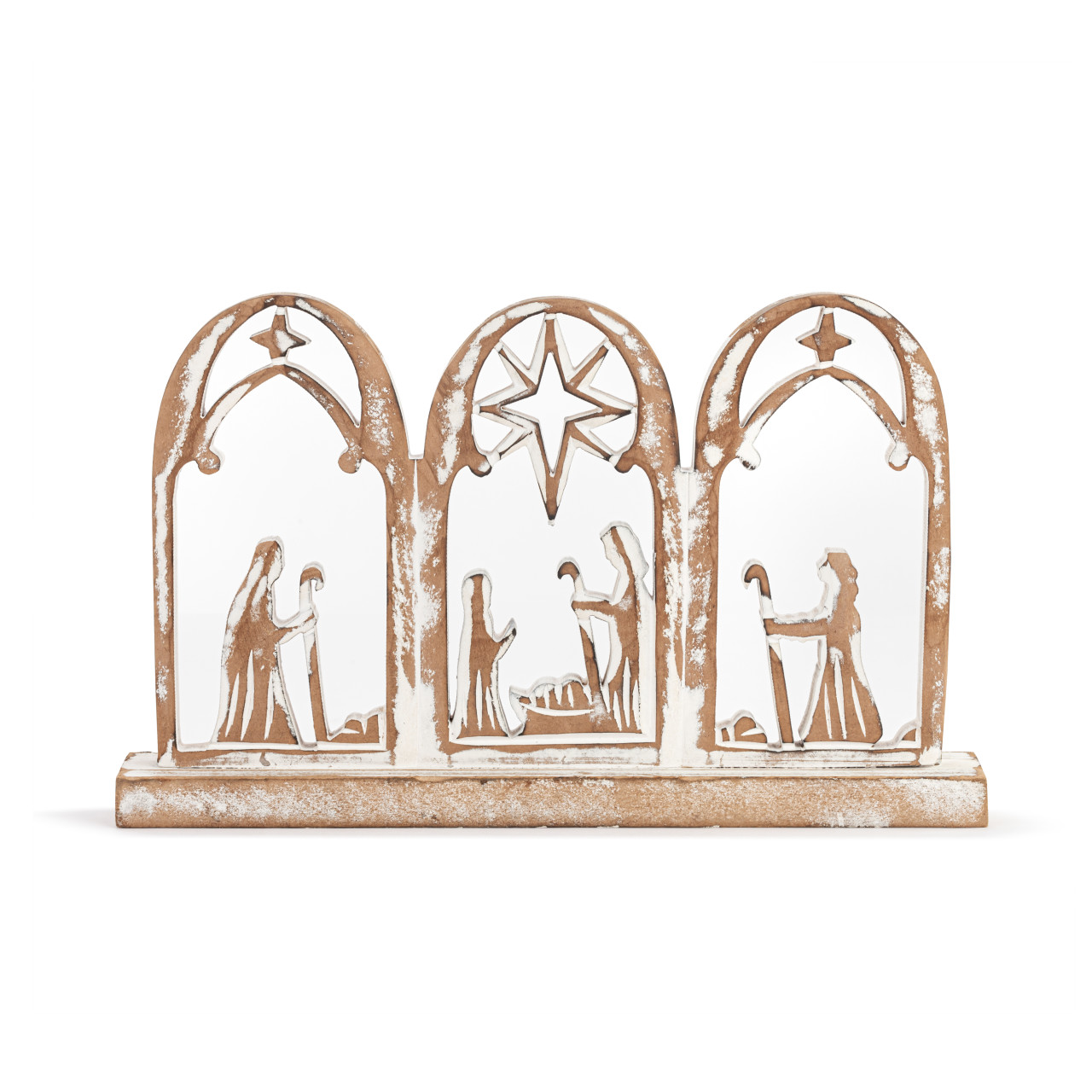 Wood Arched Nativity Scene thumbnail