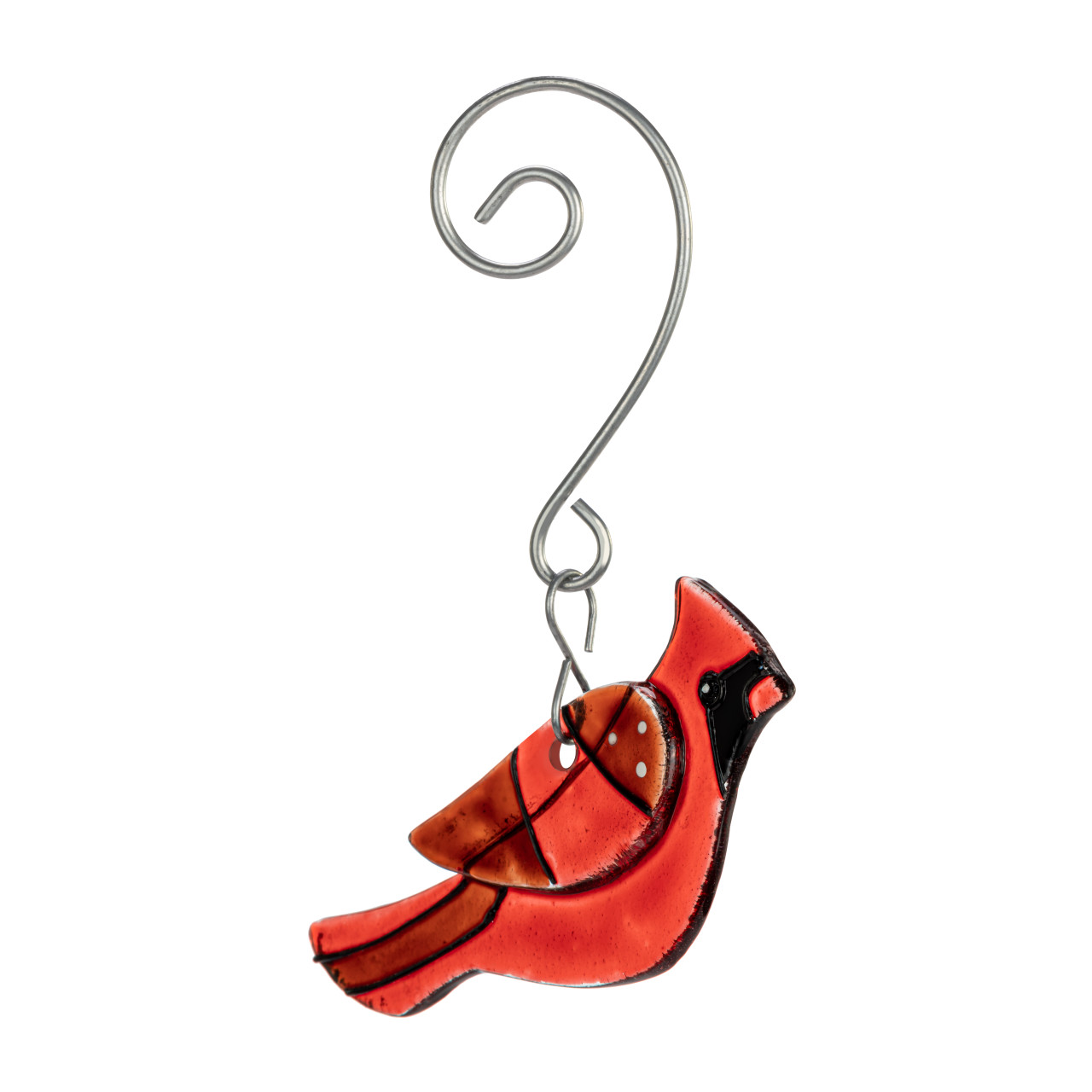 Red Cardinal Glass Ornament thumbnail