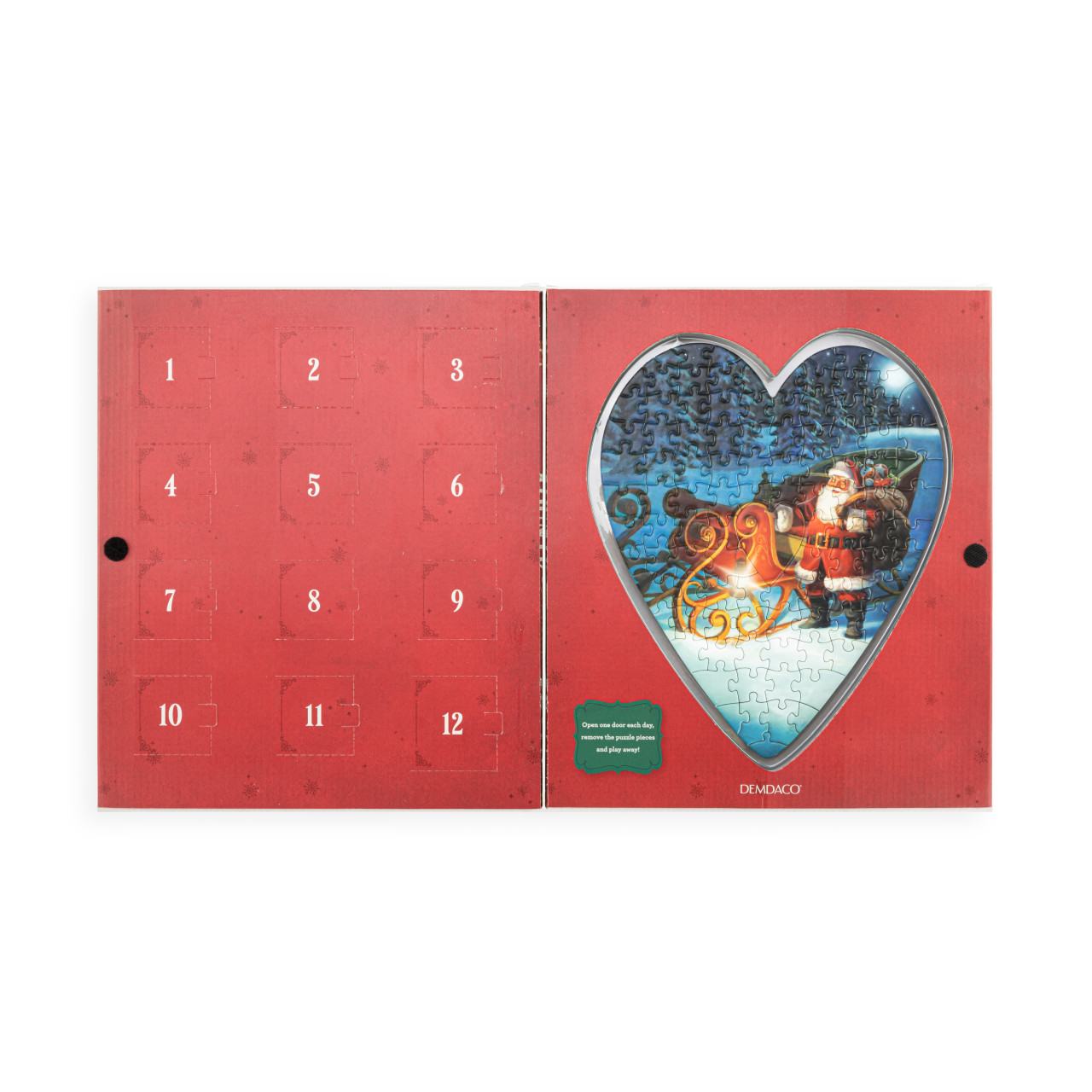 Here Comes Santa Claus Countdown Puzzle thumbnail