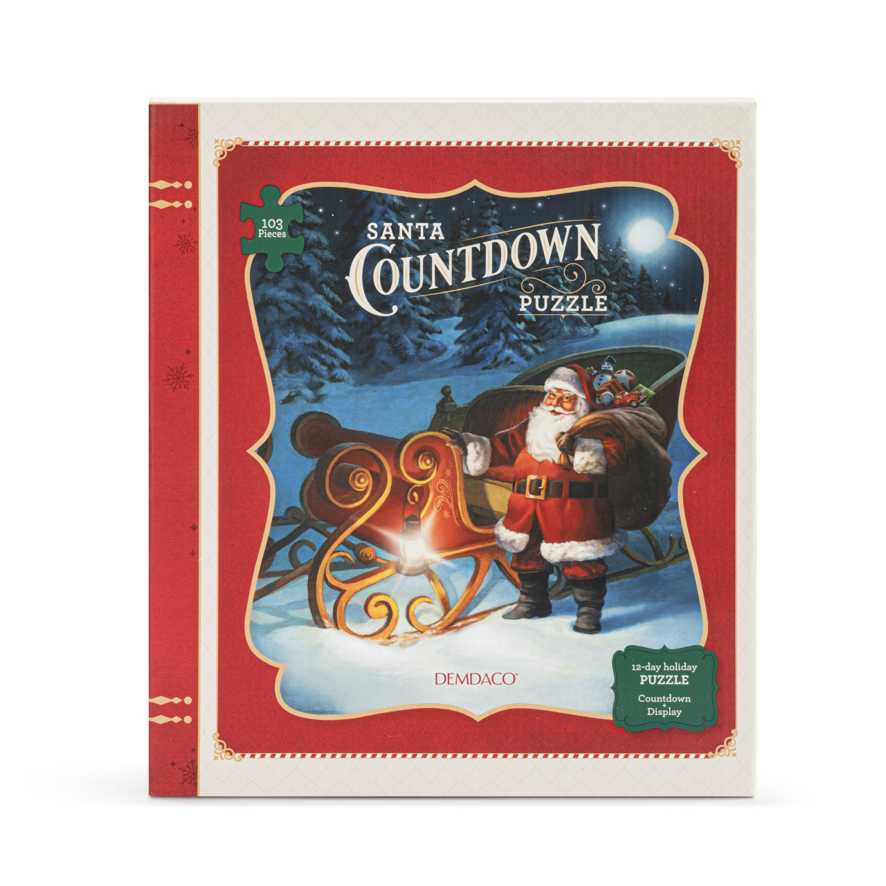 Here Comes Santa Claus Countdown Puzzle thumbnail