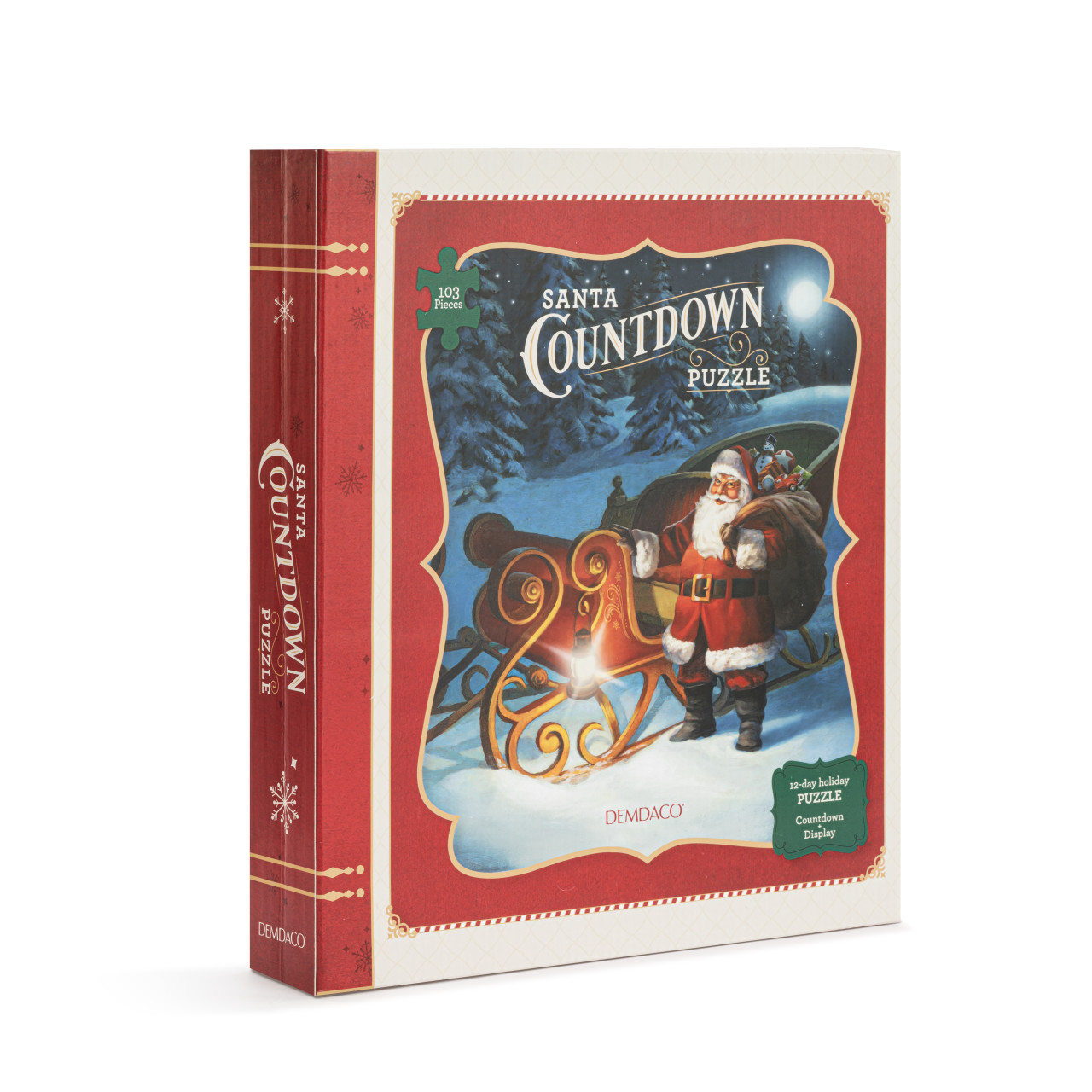 Here Comes Santa Claus Countdown Puzzle thumbnail