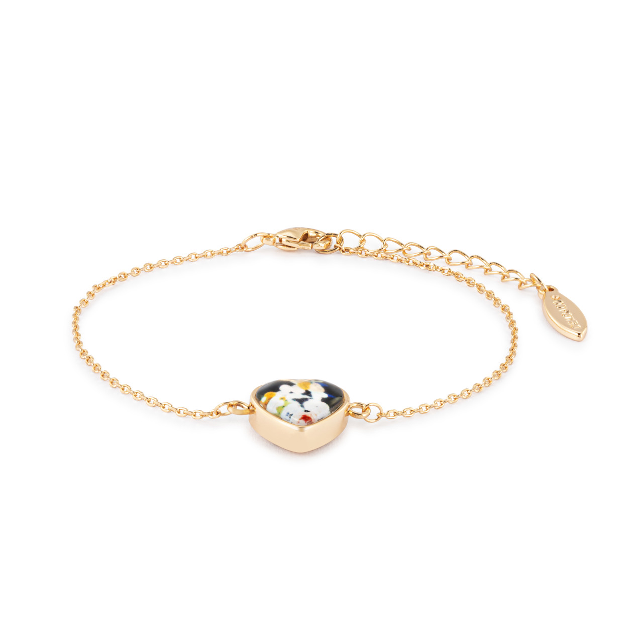 Art Heart Bracelet - Mom, I Love You thumbnail