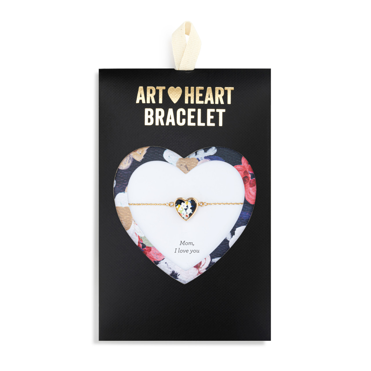 Art Heart Bracelet - Mom, I Love You thumbnail