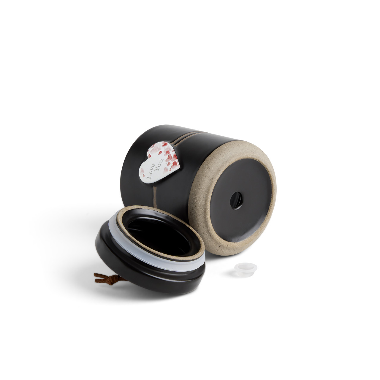 Love You Art Heart Candle with Lid thumbnail