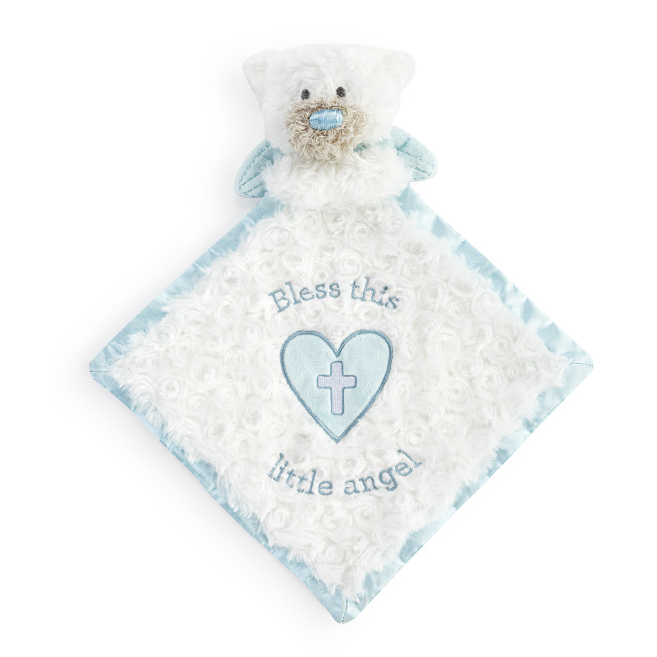 Guardian Angel Bear Blankie-Blue thumbnail