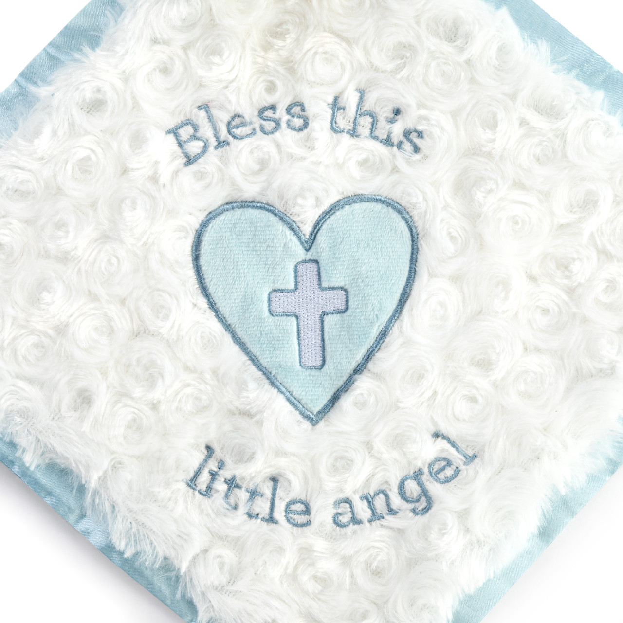 Guardian Angel Bear Blankie-Blue thumbnail