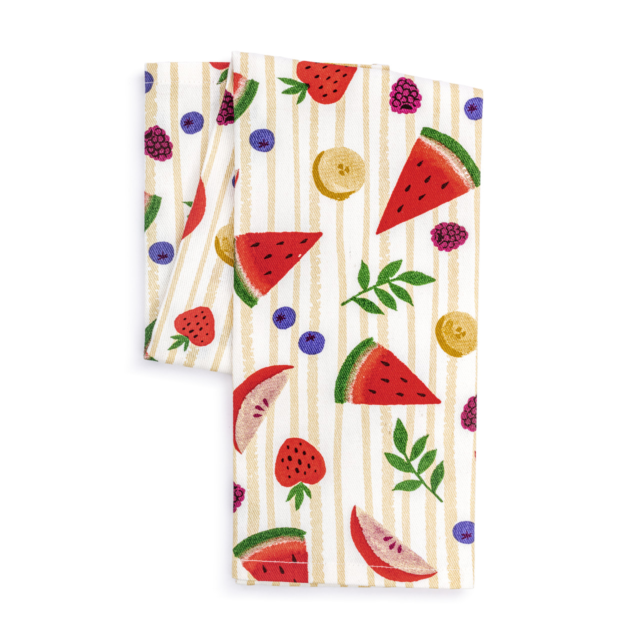 Smoothie Fruit Cotton Twill Kitchen Towel thumbnail
