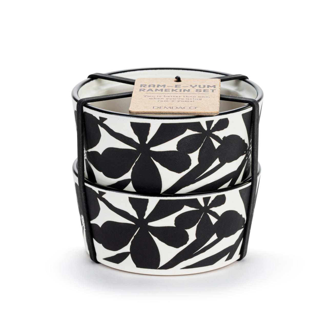 Bold Floral Ramekins - Set of 2 thumbnail