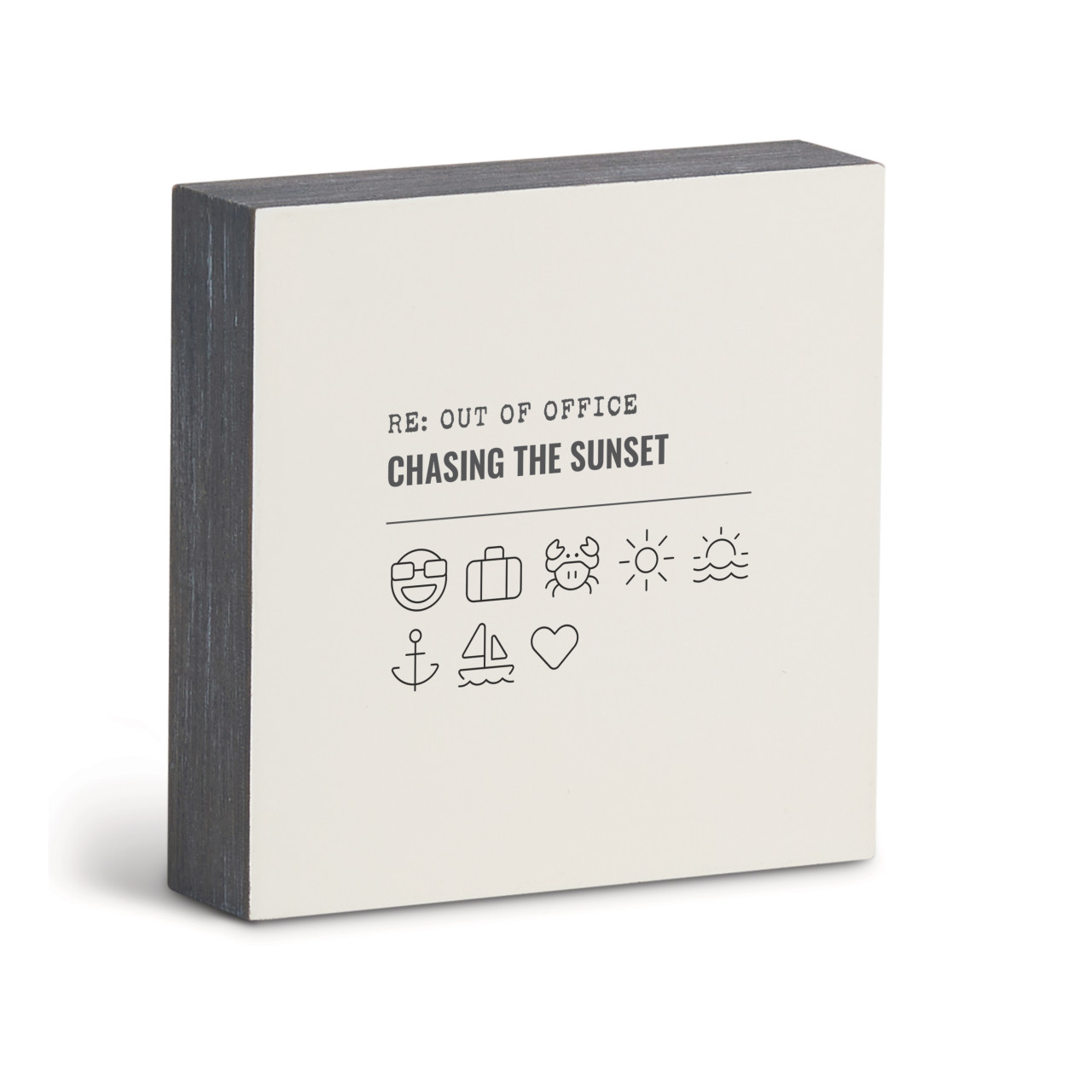 Chasing the Sunset Emoji Wall Art-6"sq. thumbnail