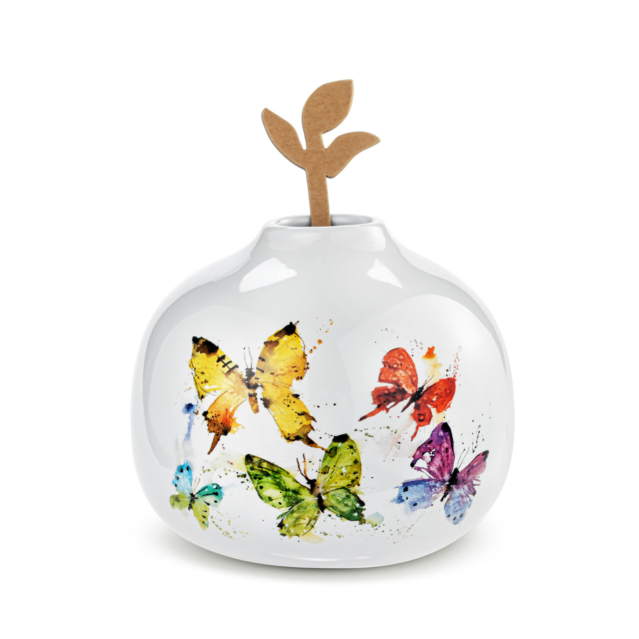 Flock of Butterflies Bud Vase thumbnail