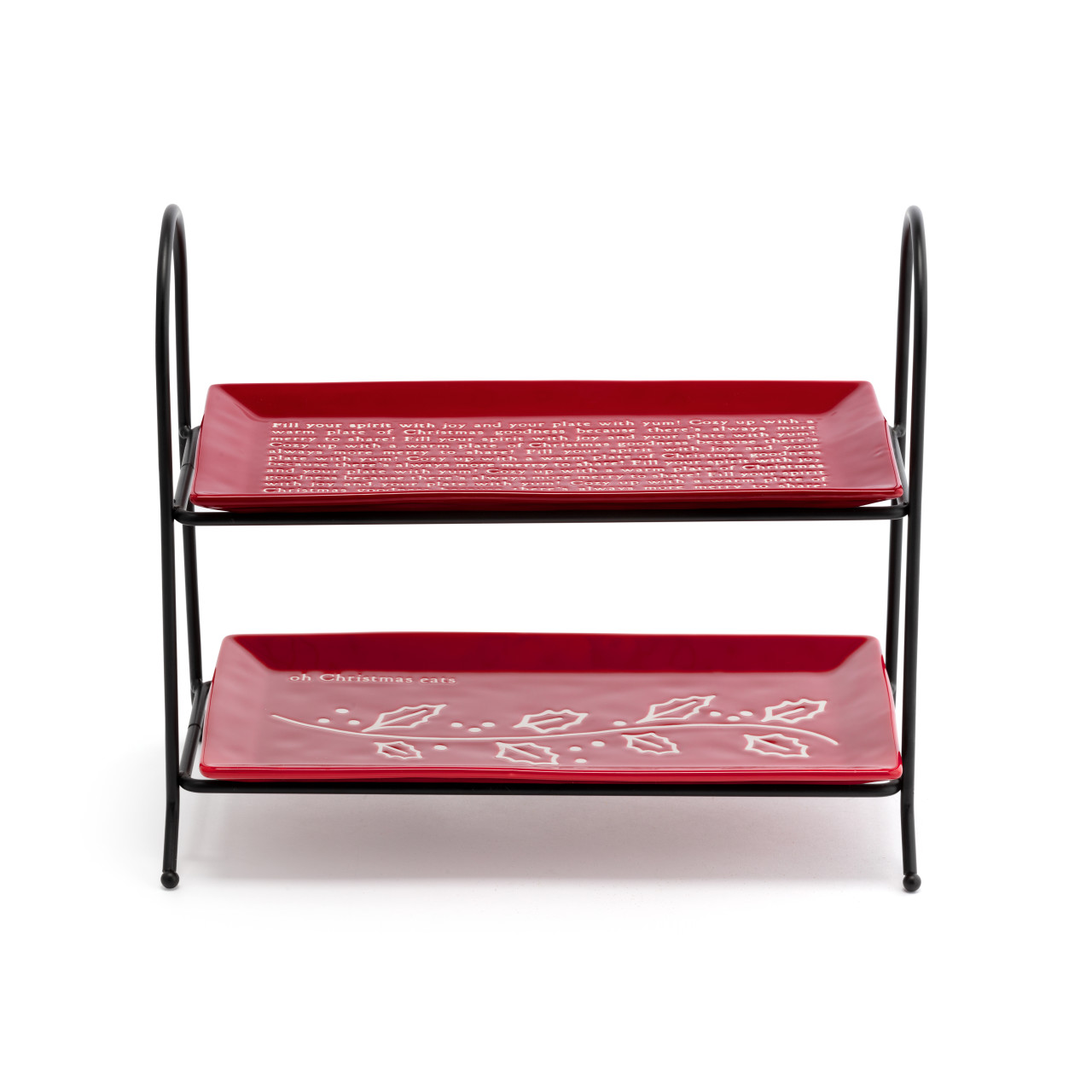Oh Christmas Eats 2-Tier Serving Tray thumbnail