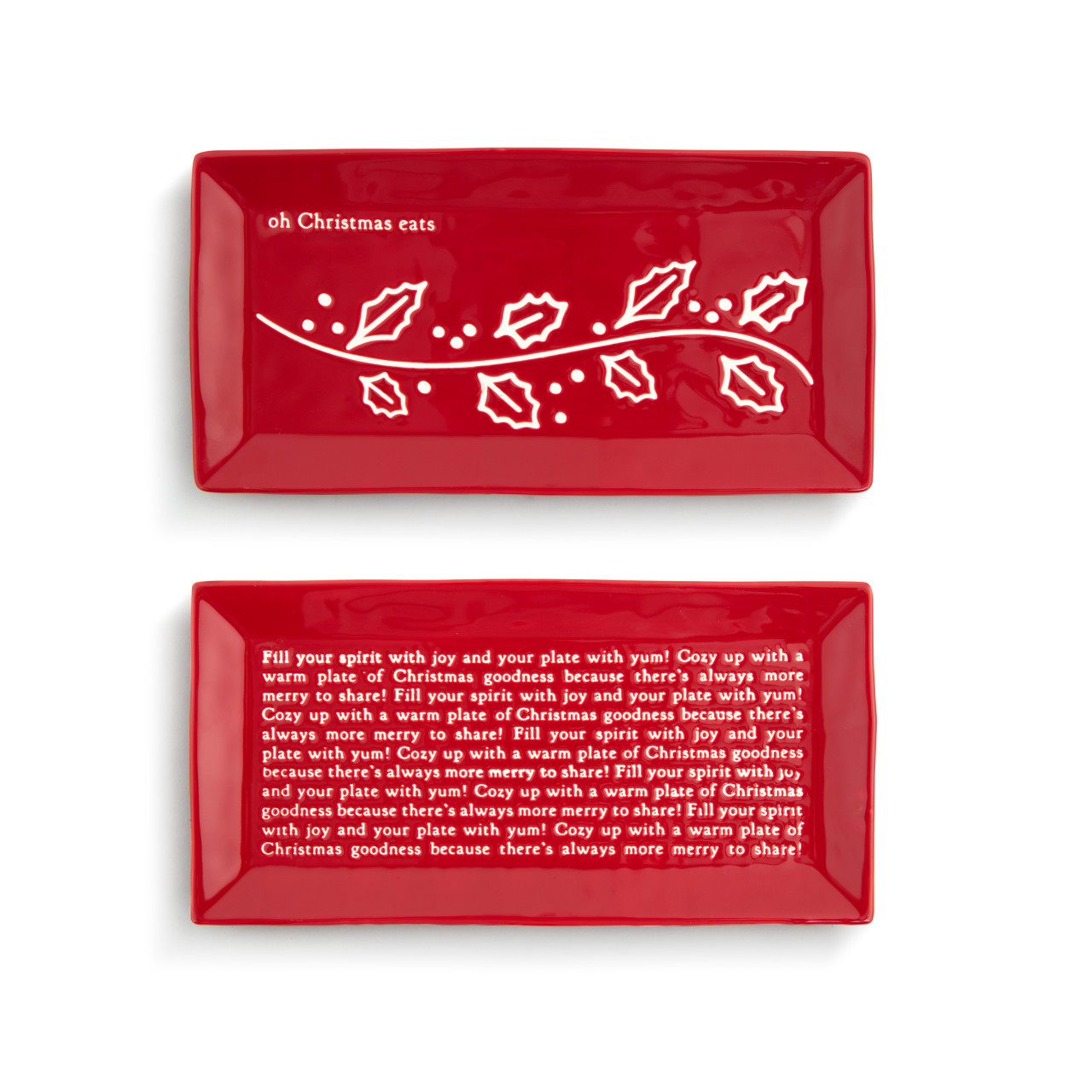 Oh Christmas Eats 2-Tier Serving Tray thumbnail