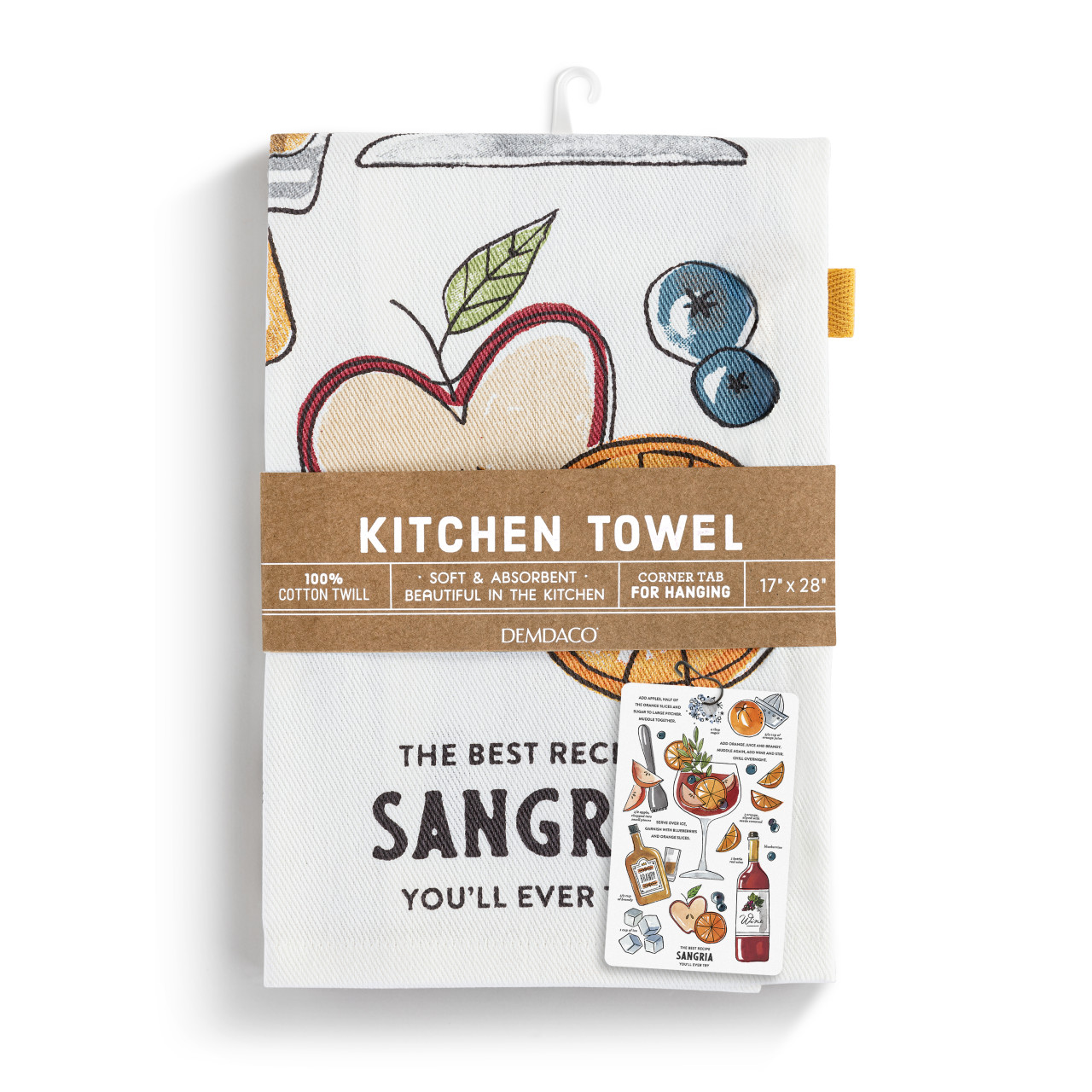 Sangria Cotton Twill Kitchen Towel thumbnail