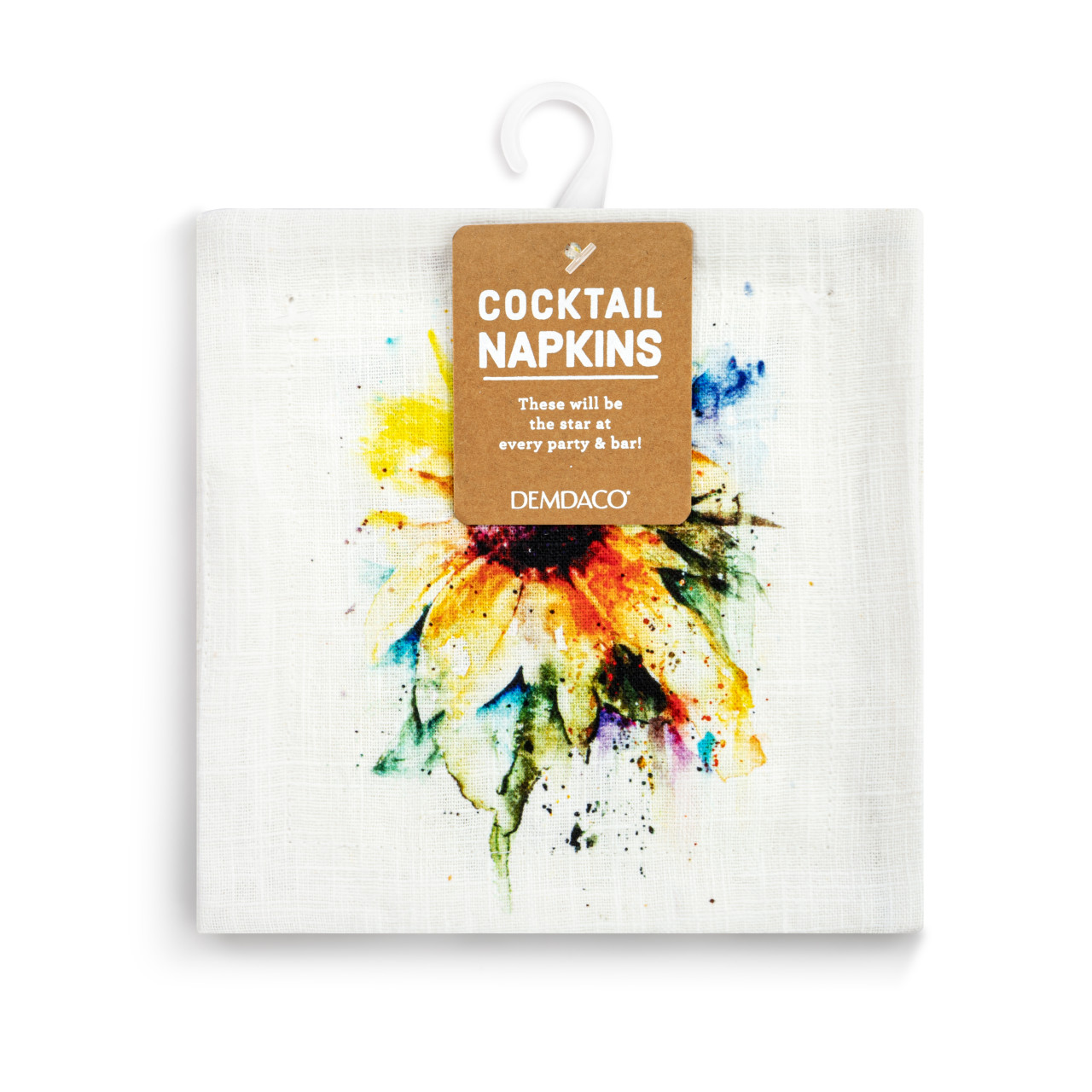 Sunflower Fabric Cocktail Napkins thumbnail