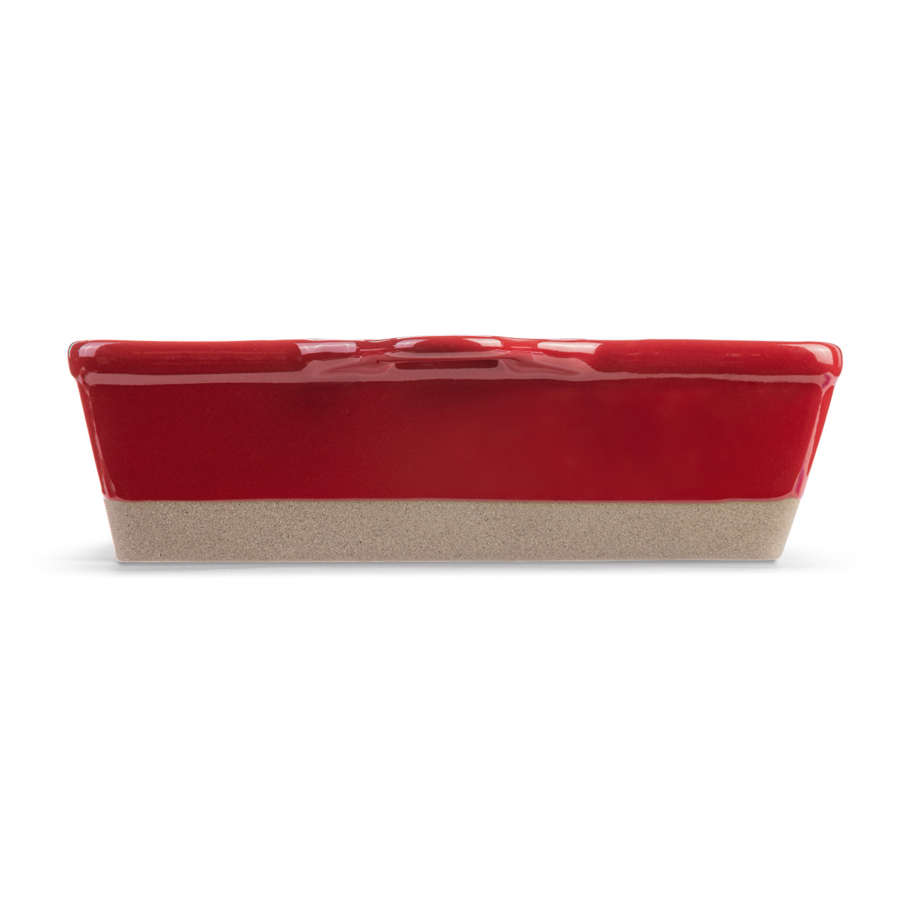 Gather 'Round Red Stoneware Let it Roll Cinnamon Roll Dish 9" x 2.5" thumbnail