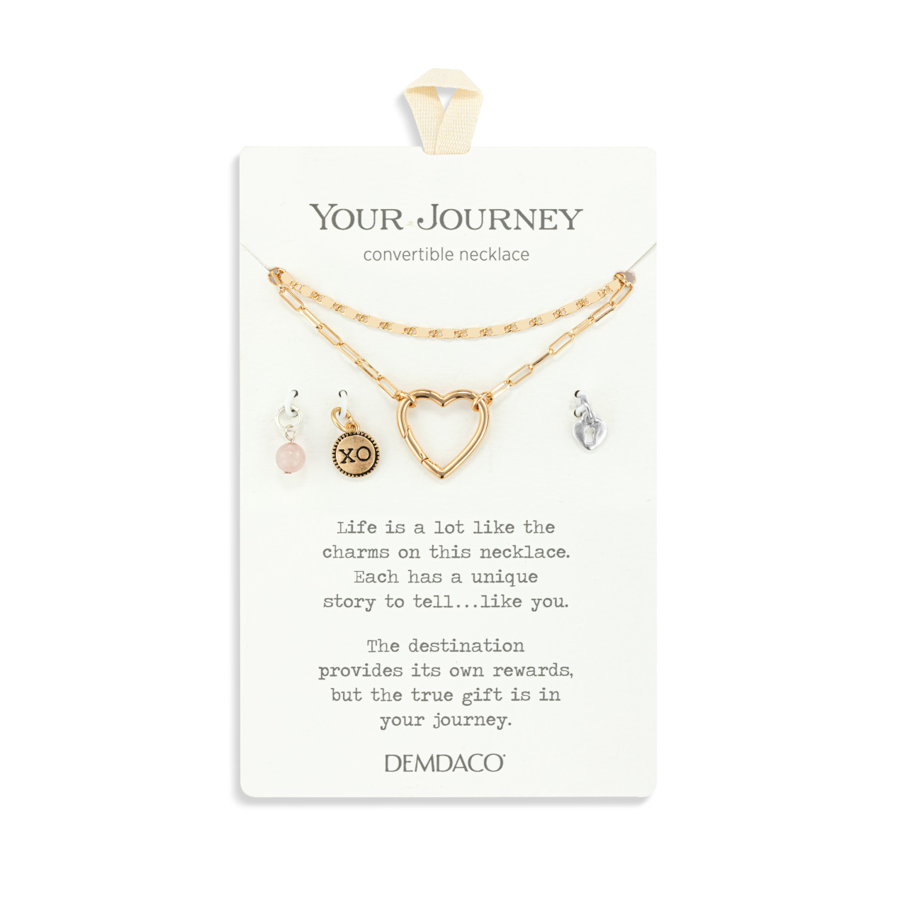 Love Necklace Jewelry Set - Gold thumbnail
