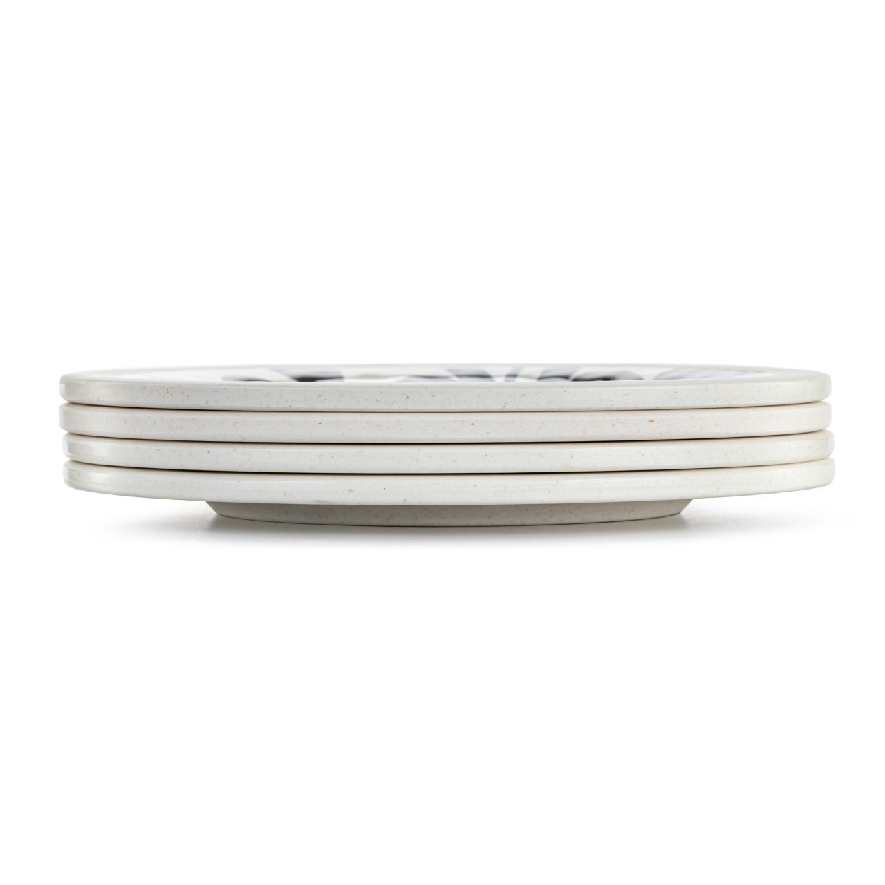 Floral Melamine Appetizer Plates - Set of 4 thumbnail
