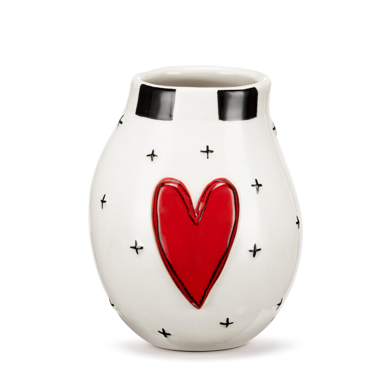 Red Heart Mini Vase thumbnail
