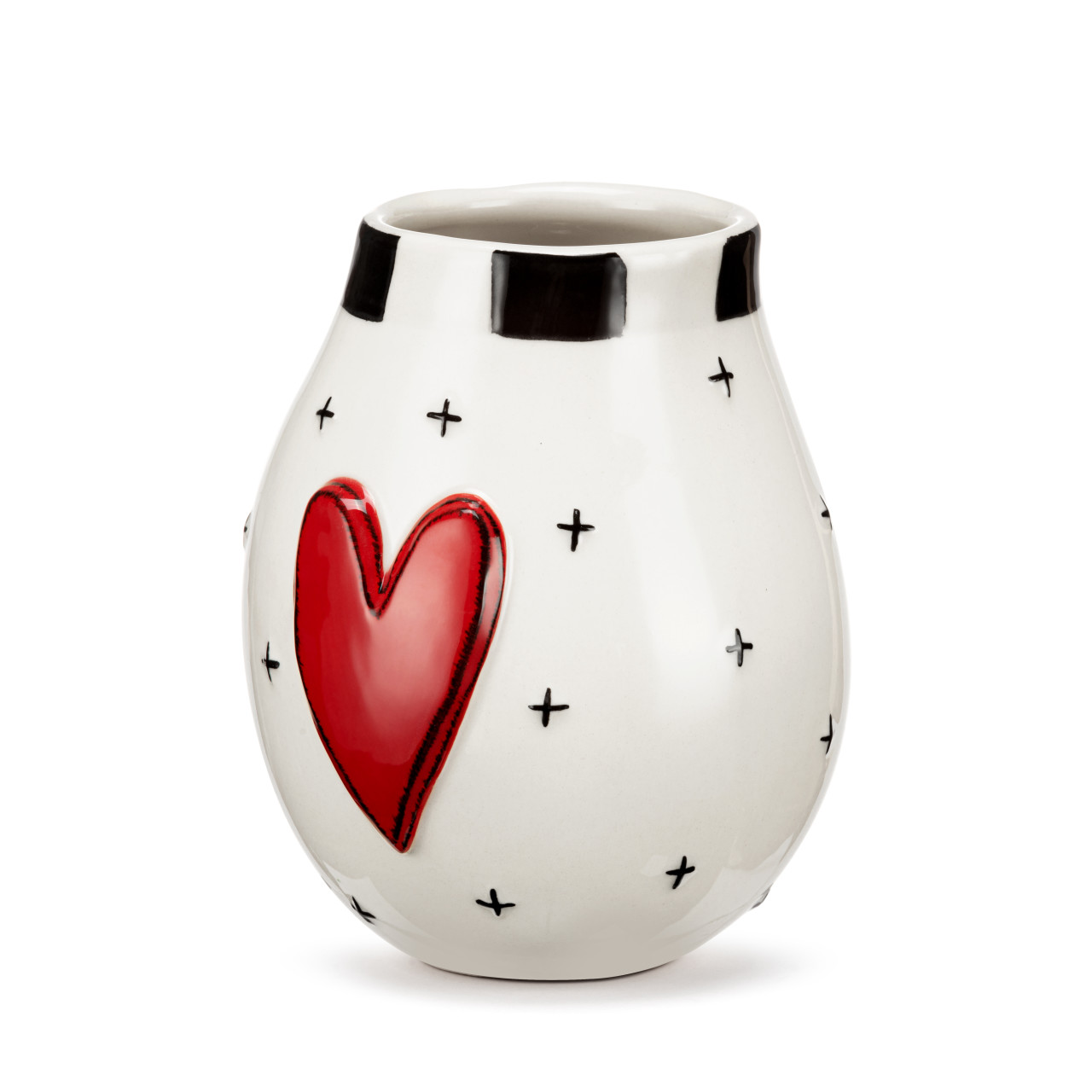 Red Heart Mini Vase thumbnail