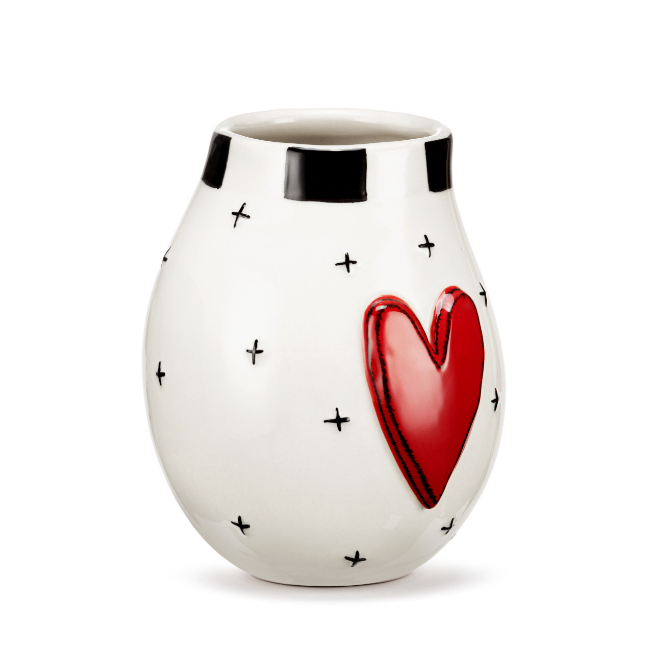 Red Heart Mini Vase thumbnail