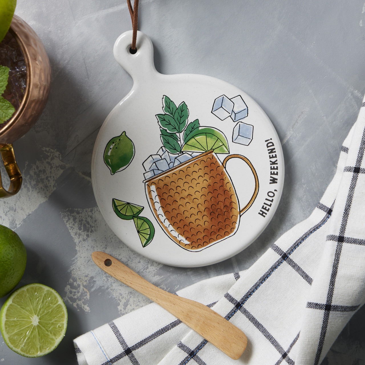 Moscow Mule Mini Ceramic Serving Board thumbnail