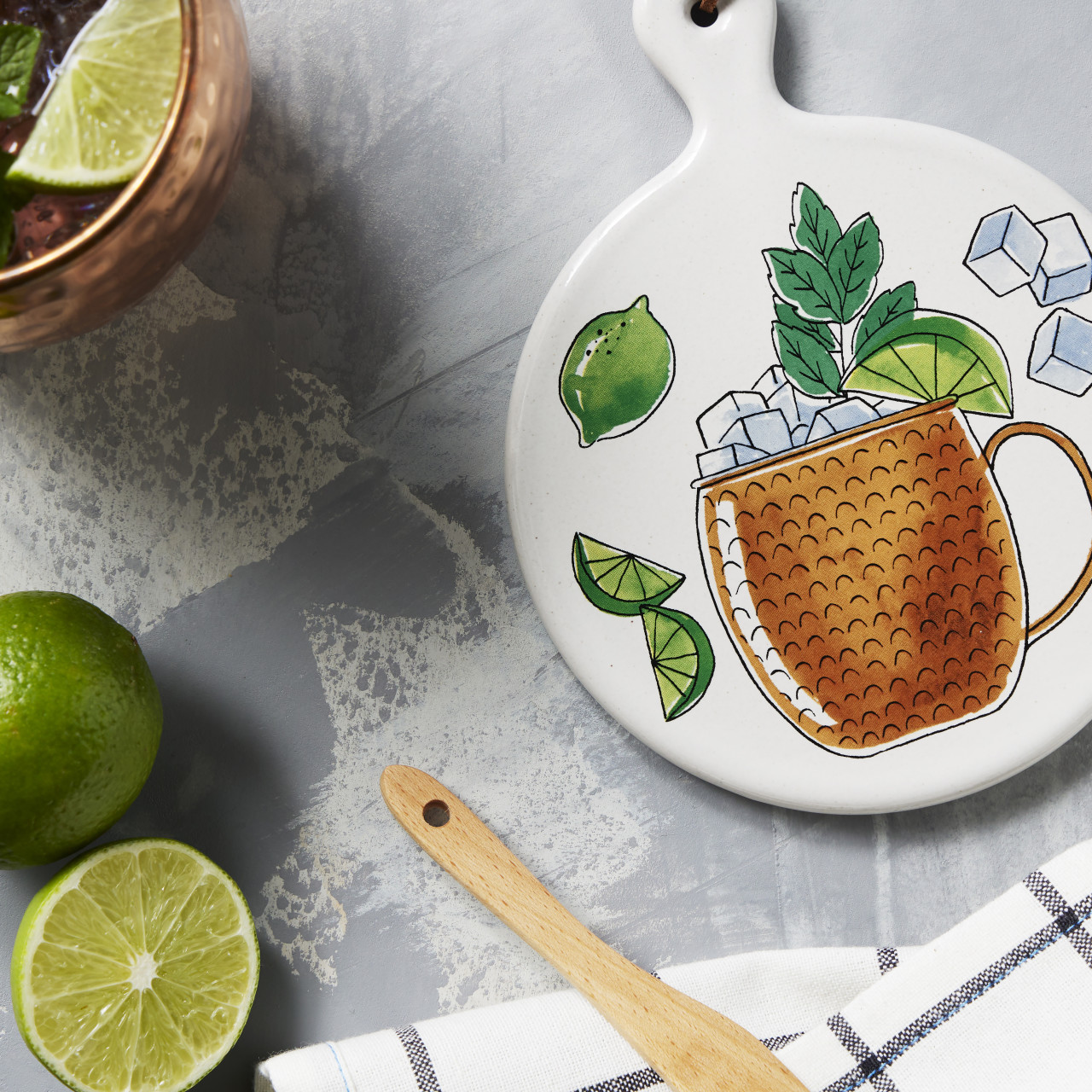 Moscow Mule Mini Ceramic Serving Board thumbnail