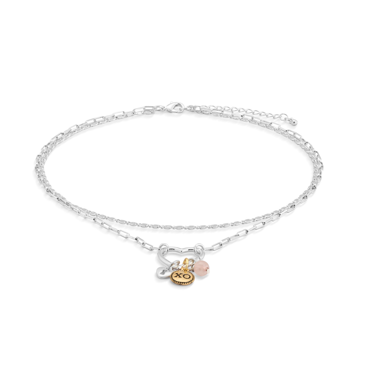 Love Necklace Jewelry Set - Silver thumbnail