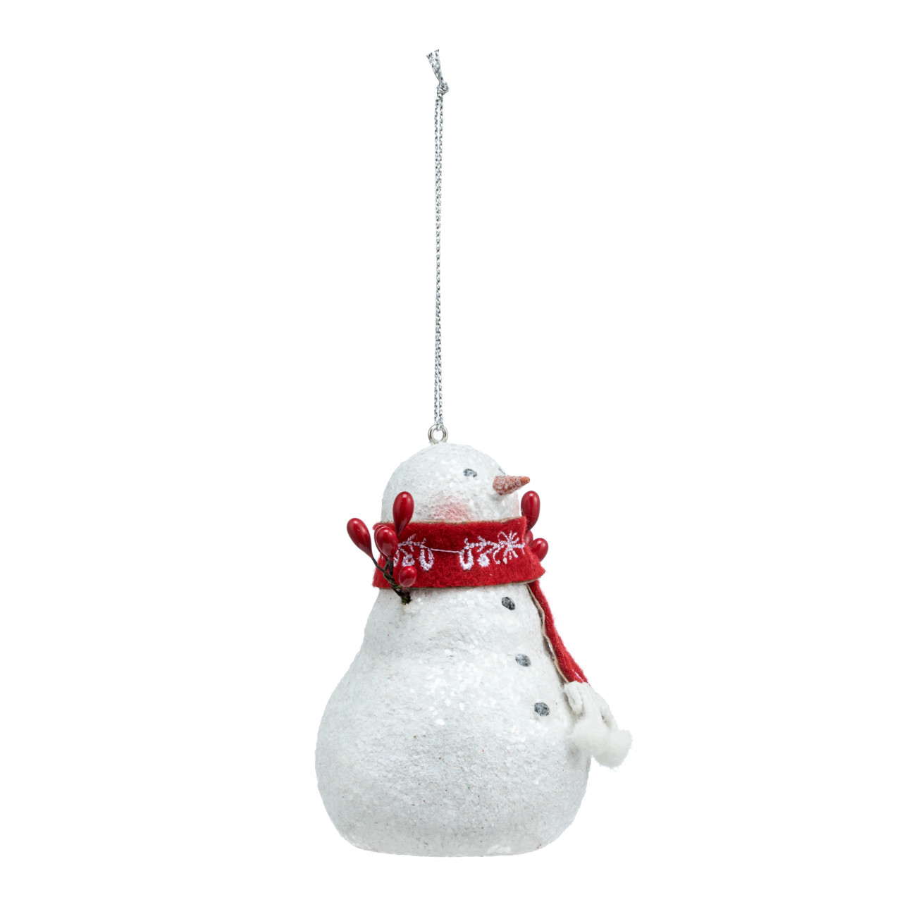 Snowman Berry Branch Ornament thumbnail