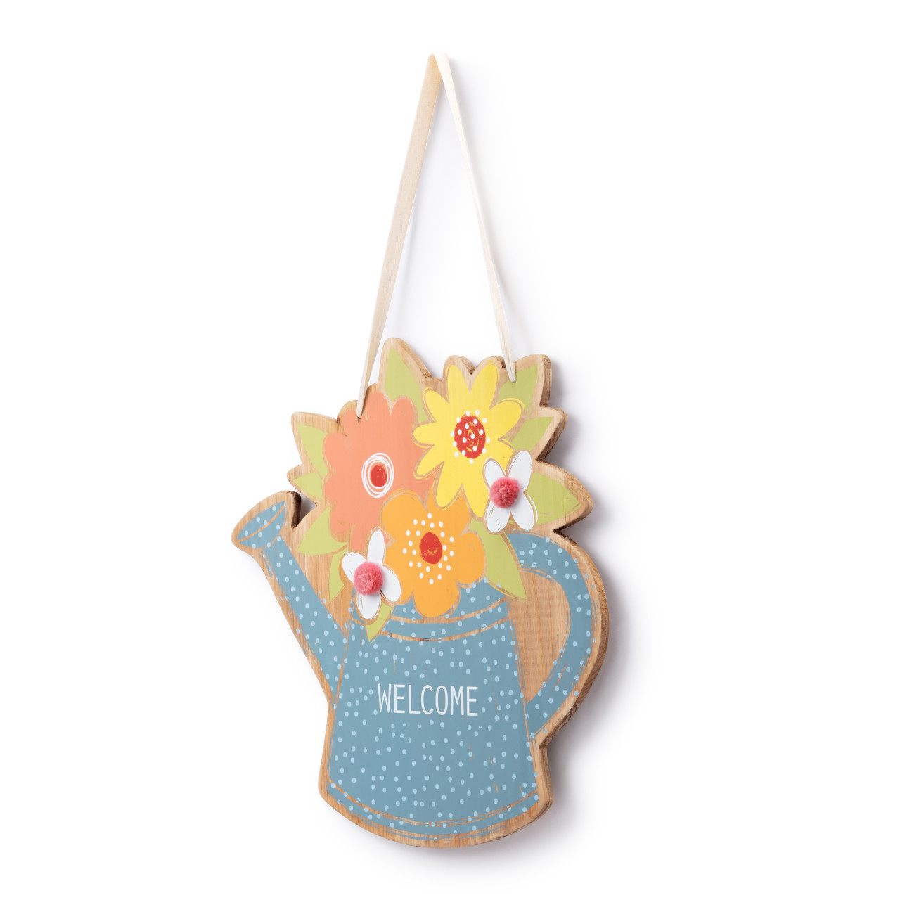 Welcome Flower Watering Can Door Hanger thumbnail