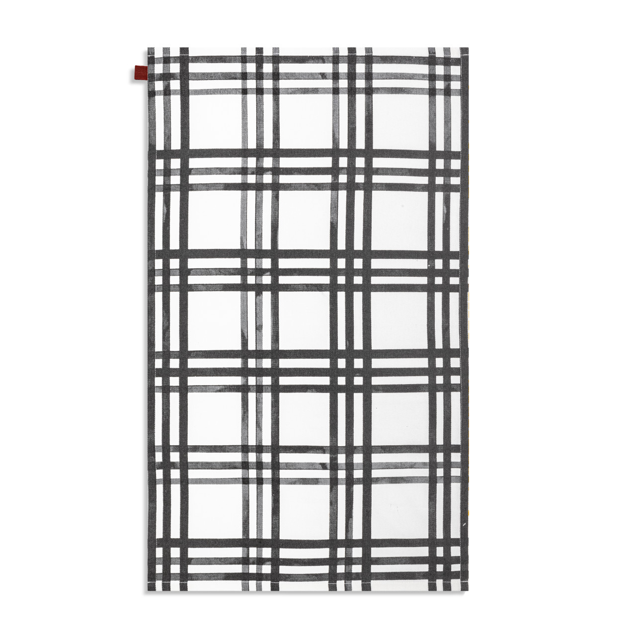 Black Plaid Cotton Twill Kitchen Towel thumbnail