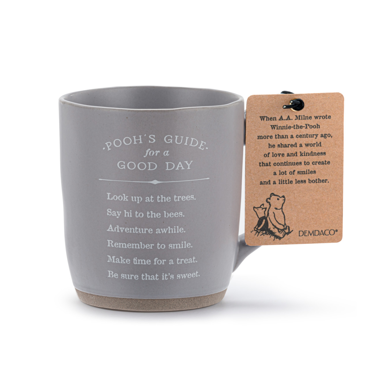 Winnie-the-Pooh Gray Stoneware Good Day Mug 14oz thumbnail