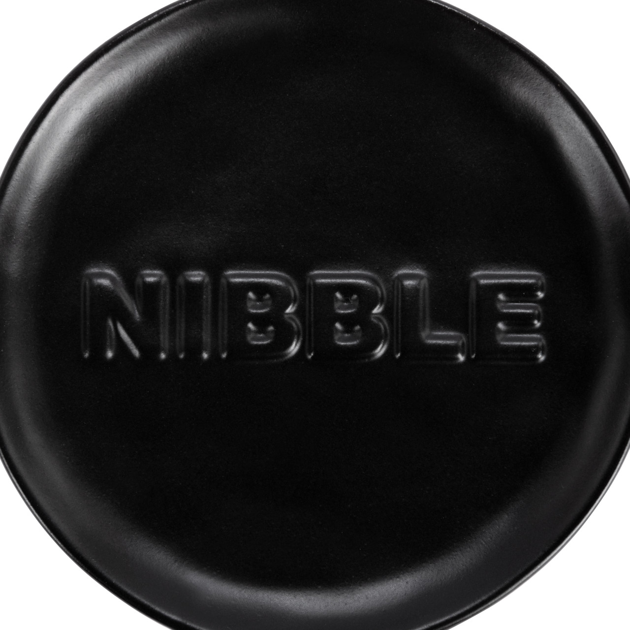Black Nibble Appetizer Plates - Set of 4 thumbnail