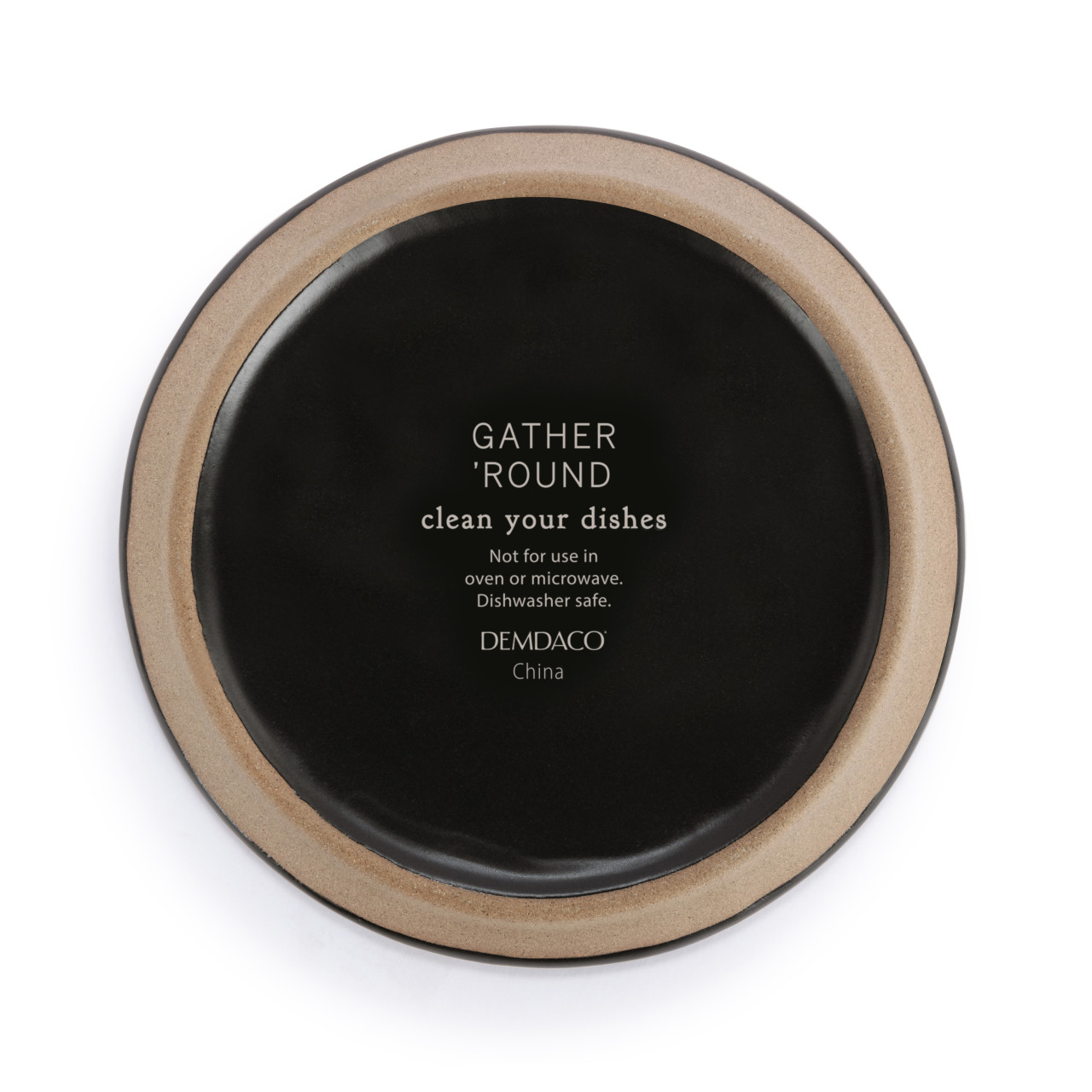 Black Nibble Appetizer Plates - Set of 4 thumbnail