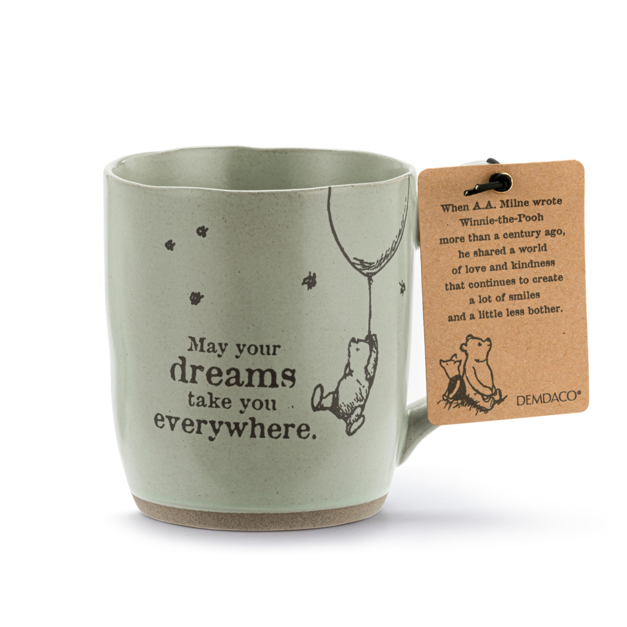 Winnie-the-Pooh Light Sage Stoneware Dreams Mug 14oz thumbnail